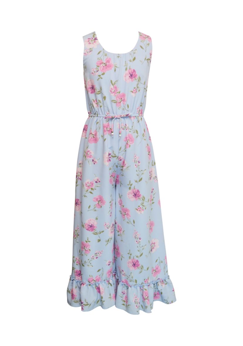 Girls 7-17 Sleeveless Wide Leg Jumpsuit 