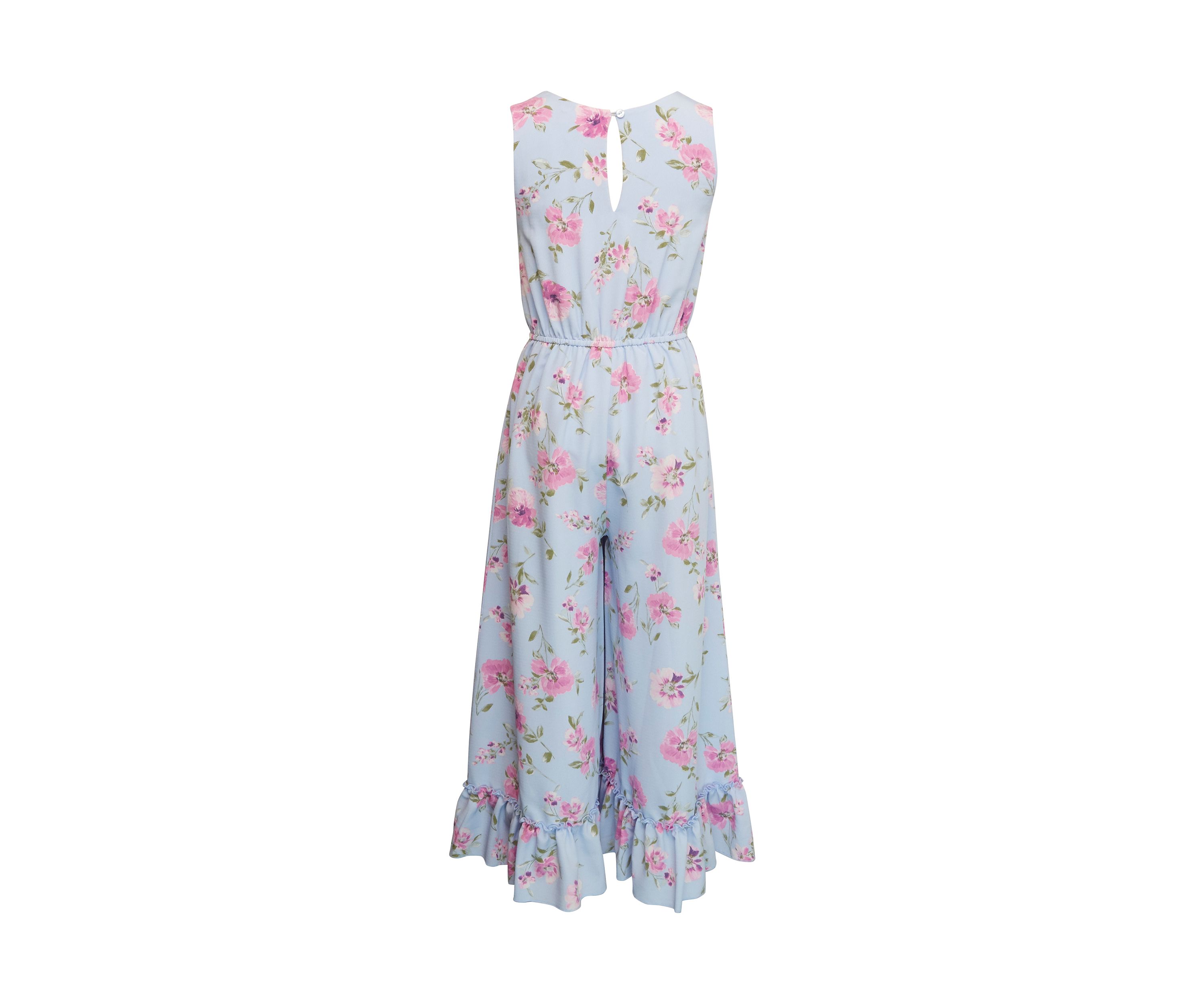 Girls 7-17 Sleeveless Wide Leg Jumpsuit 