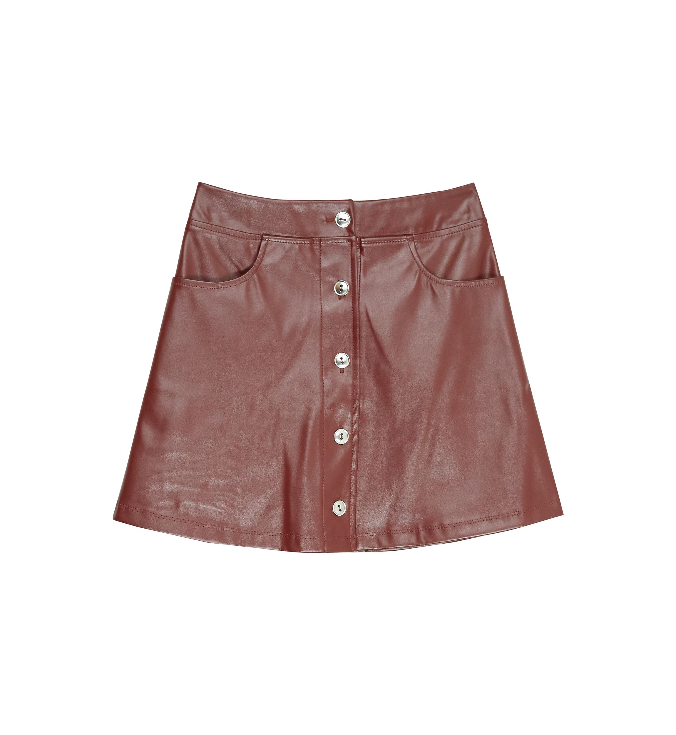 Girls 7-16 Pleather Skirt