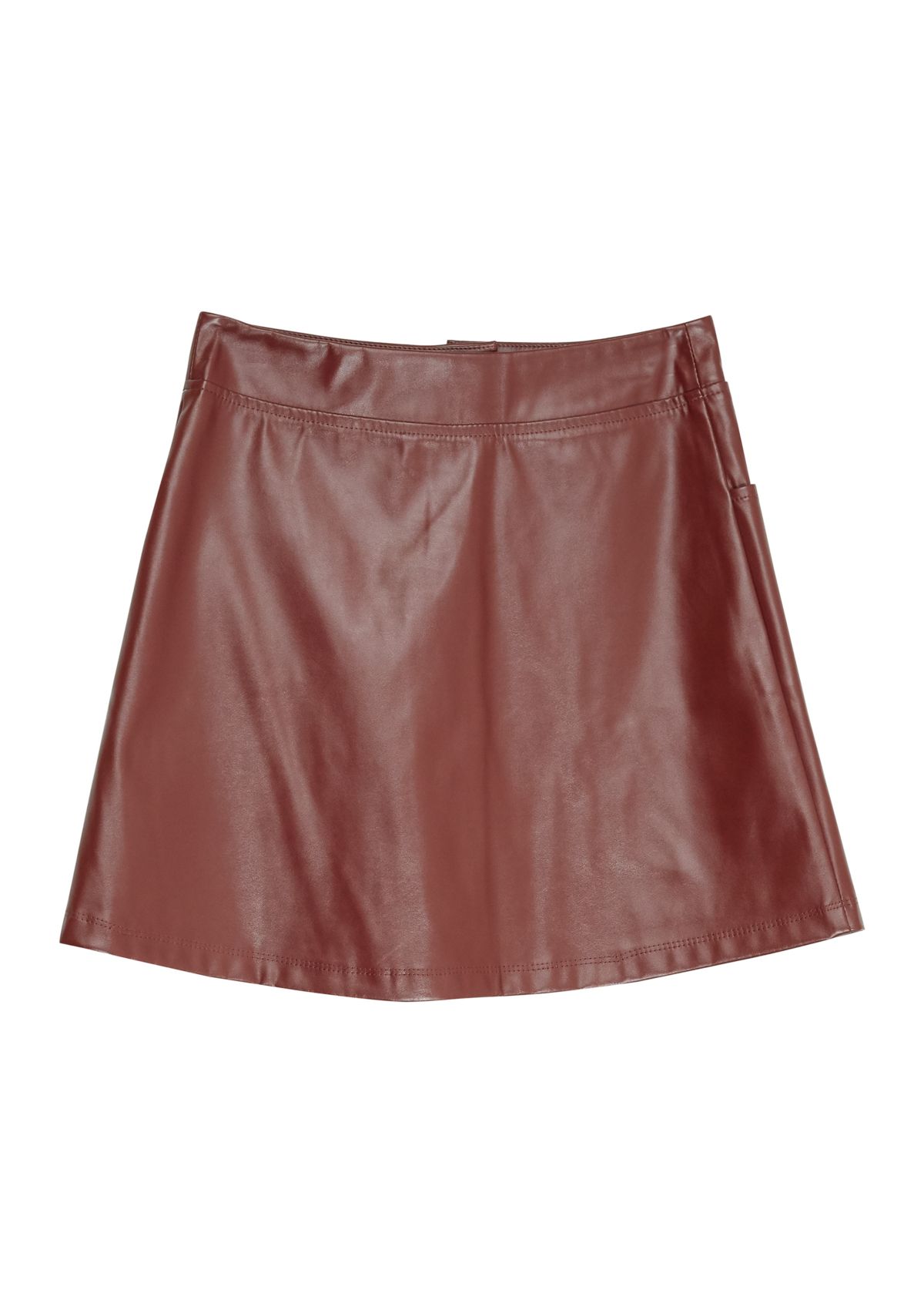 Girls 7-16 Pleather Skirt