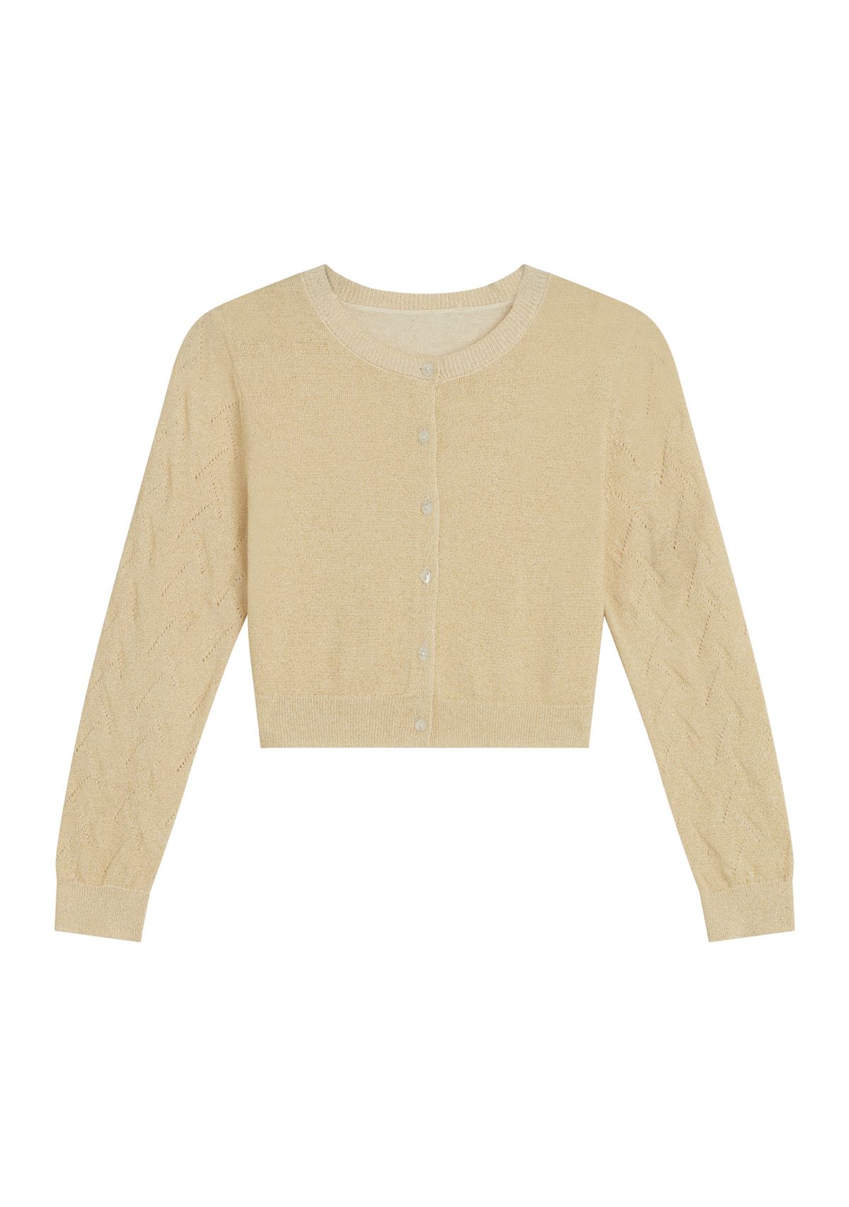Girls 7-16 Metallic Cardigan