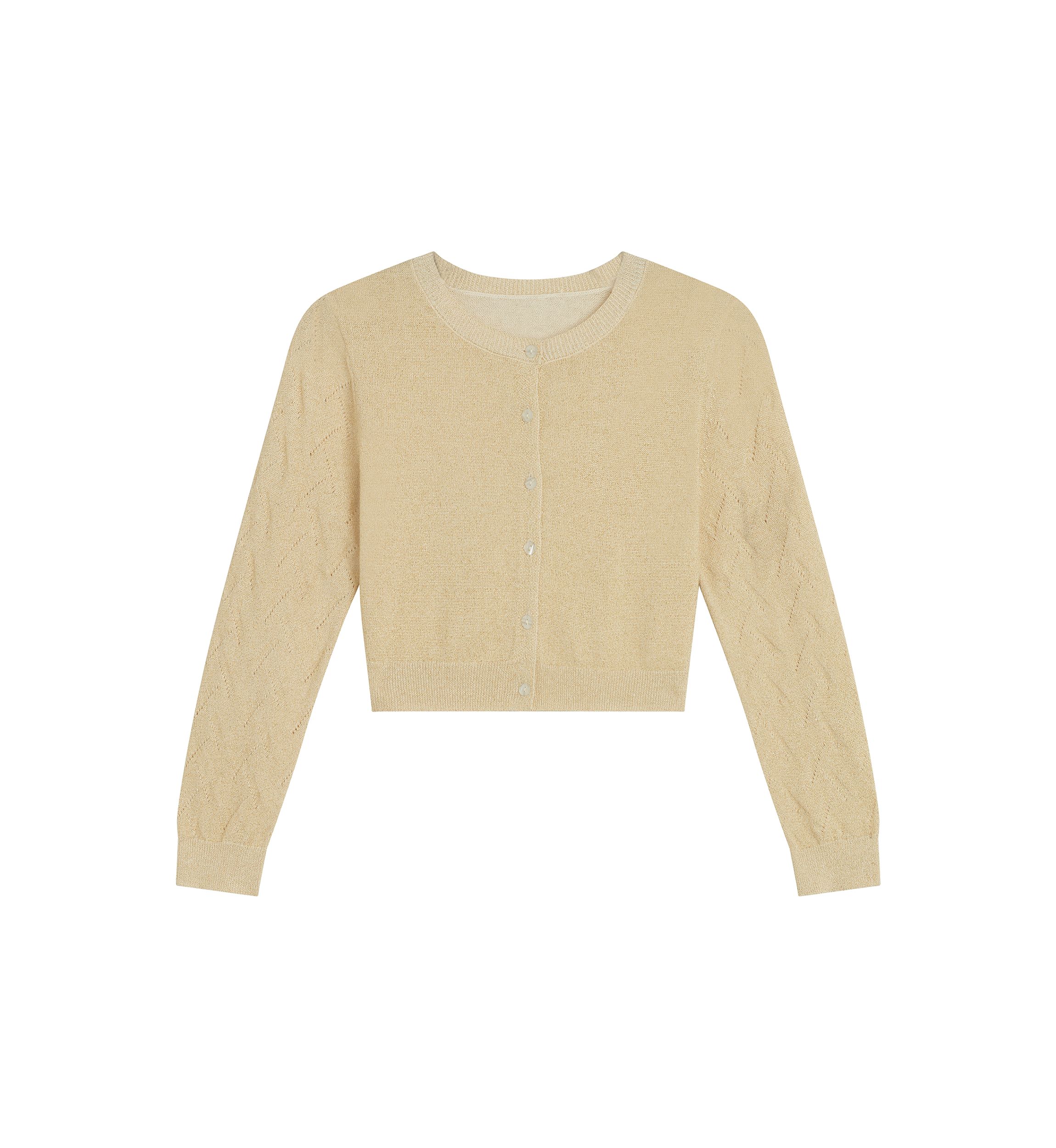Girls 7-16 Metallic Cardigan