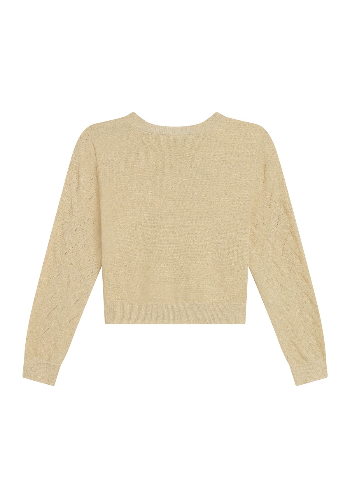 Girls 7-16 Metallic Cardigan