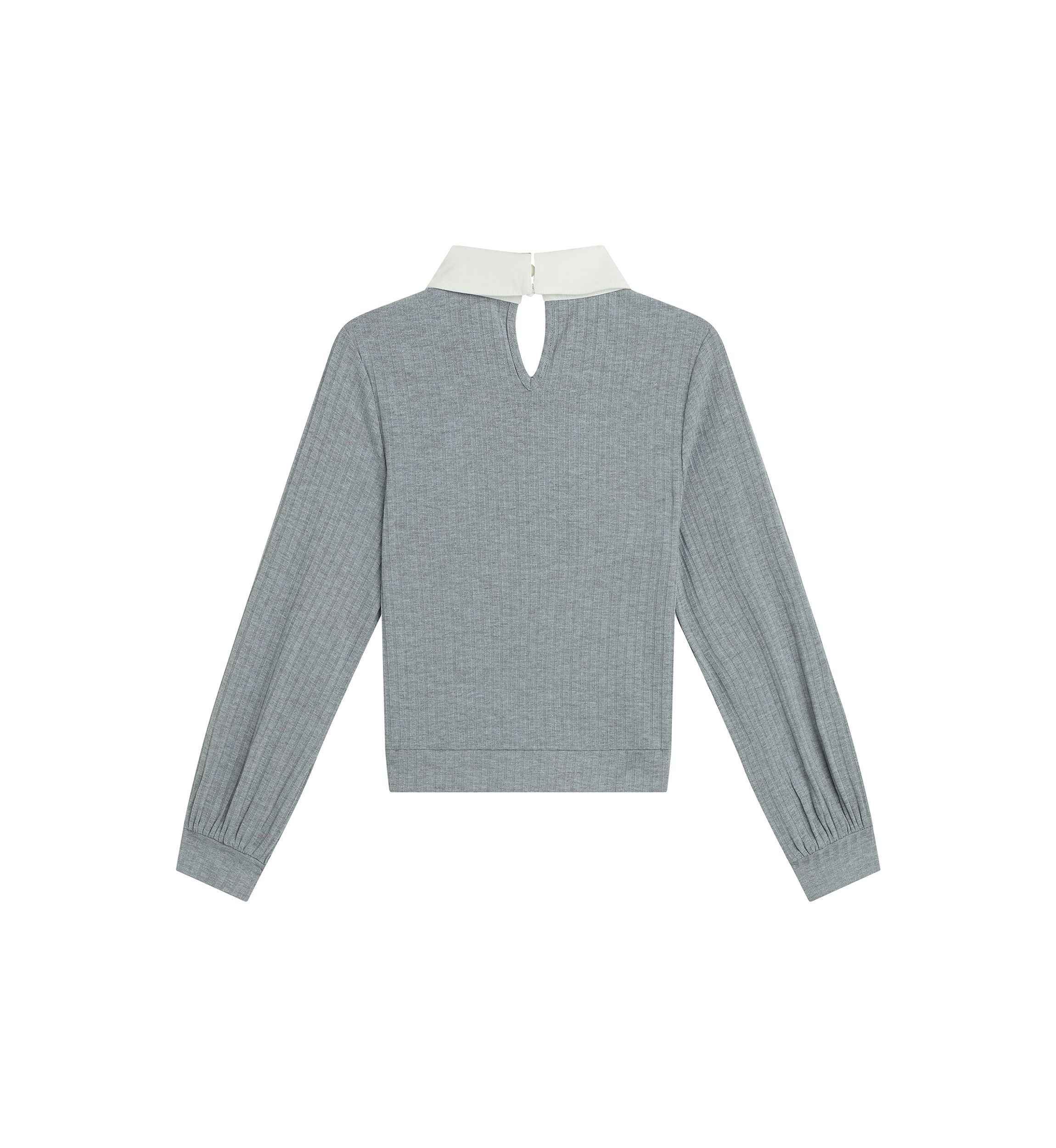 Girls 7-16 Jeweled Collar Top