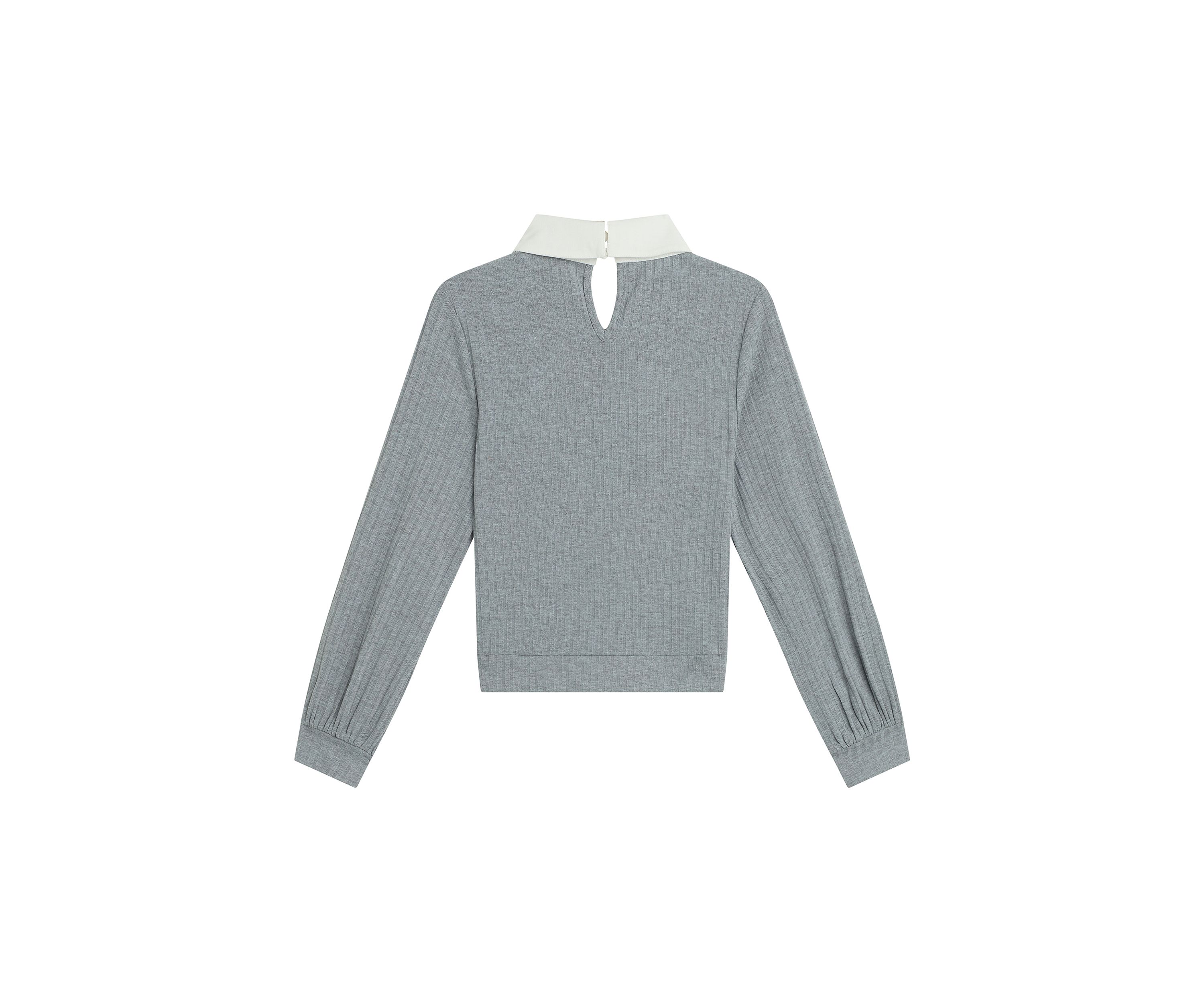 Girls 7-16 Jeweled Collar Top