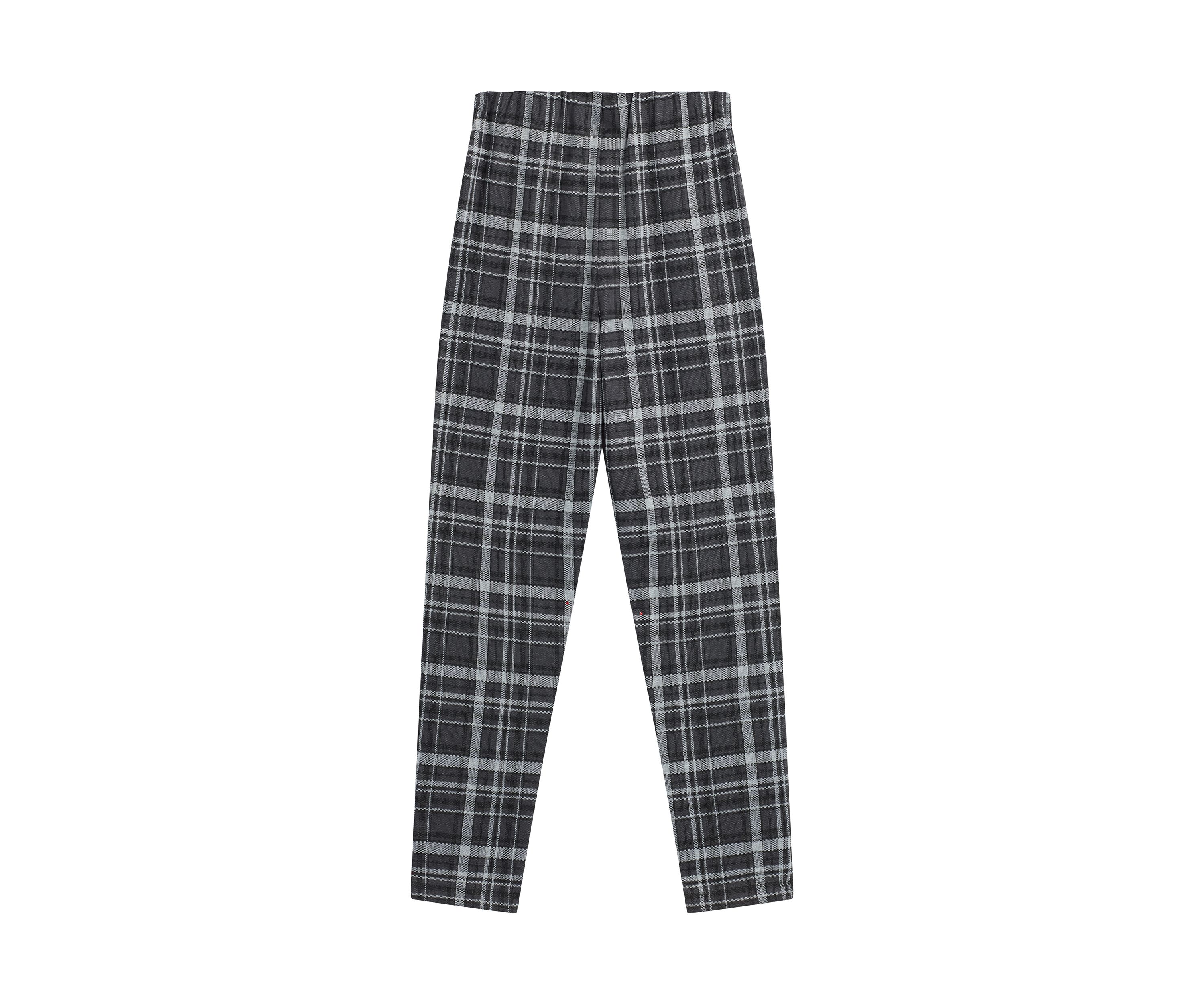 Girls 7-16 Plaid Printed Pants