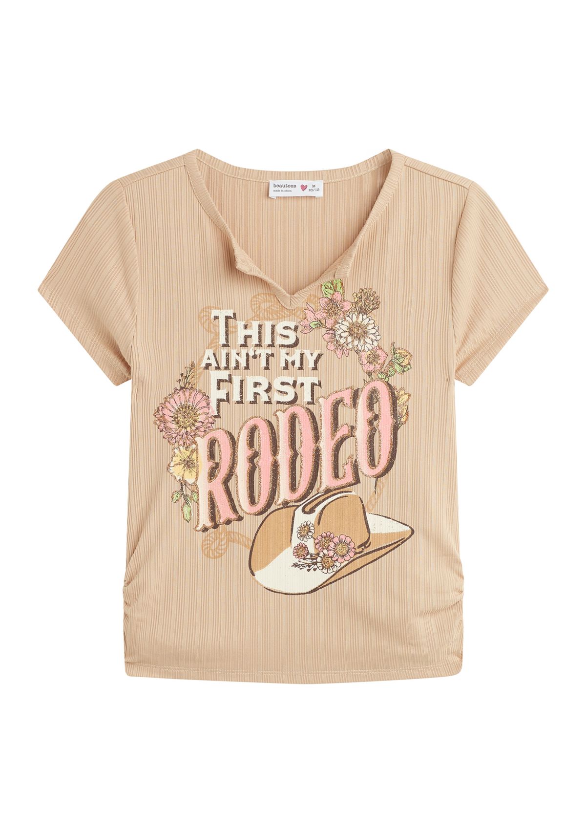 Girls 7-16 Rodeo Graphic Cinched T-Shirt