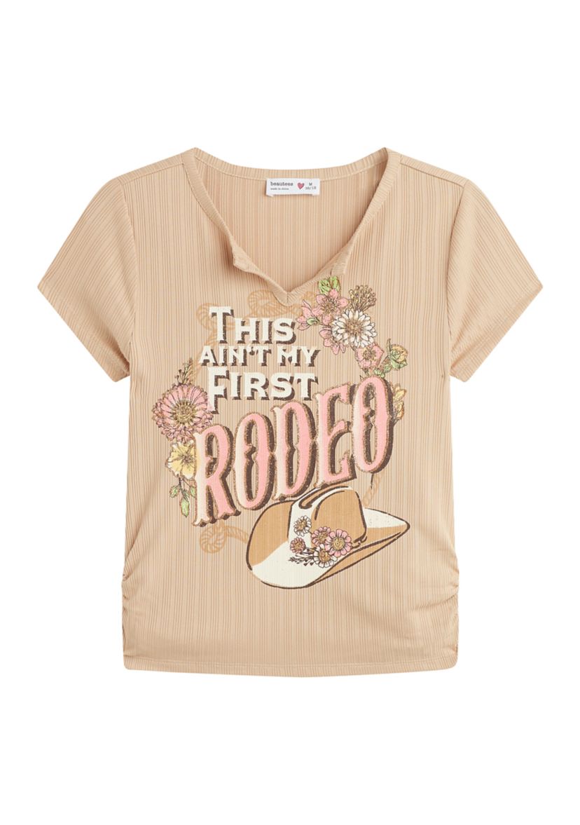 Girls 7-16 Rodeo Graphic Cinched T-Shirt