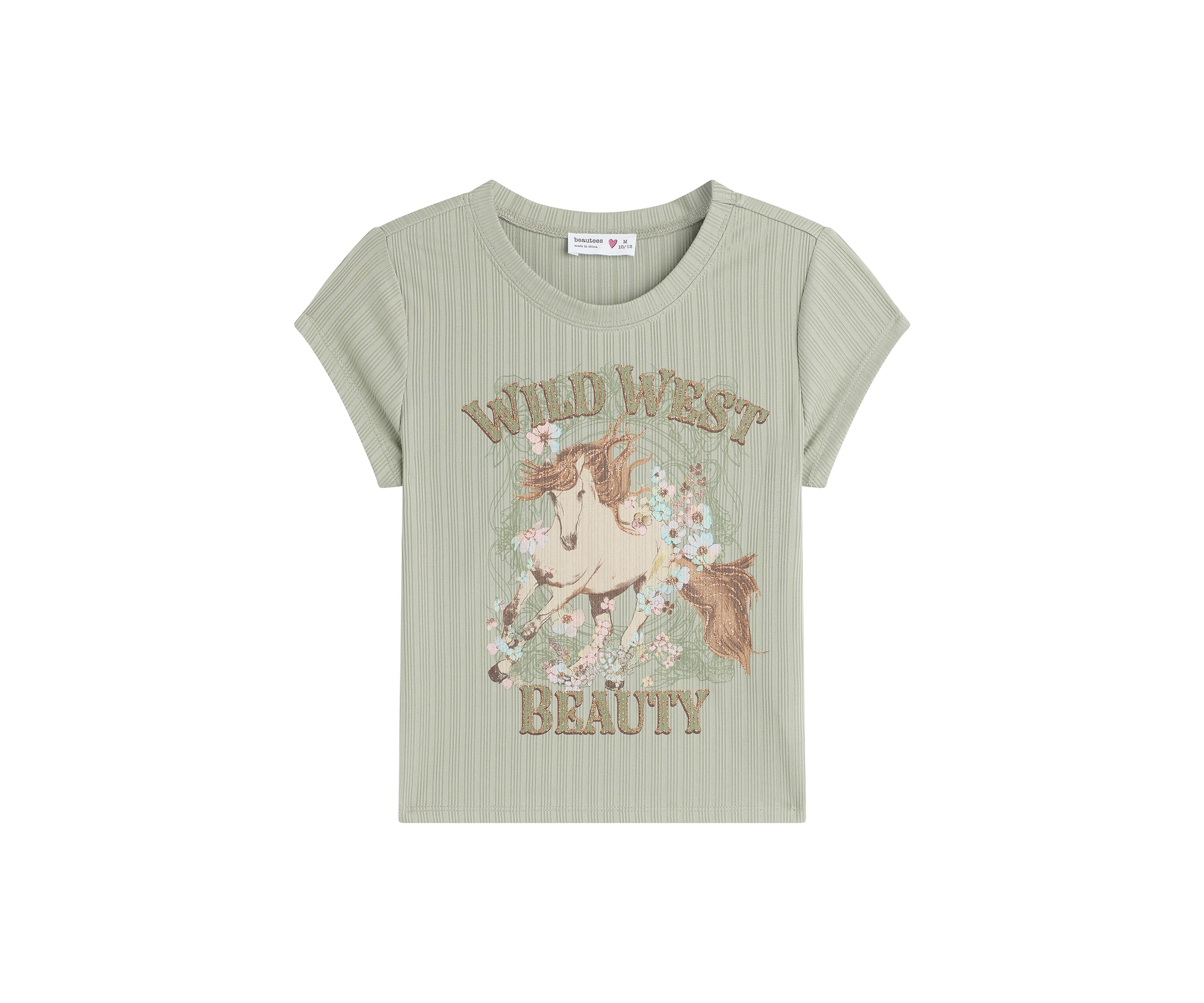 Girls 7-16 Wild West Horse Graphic T-Shirt