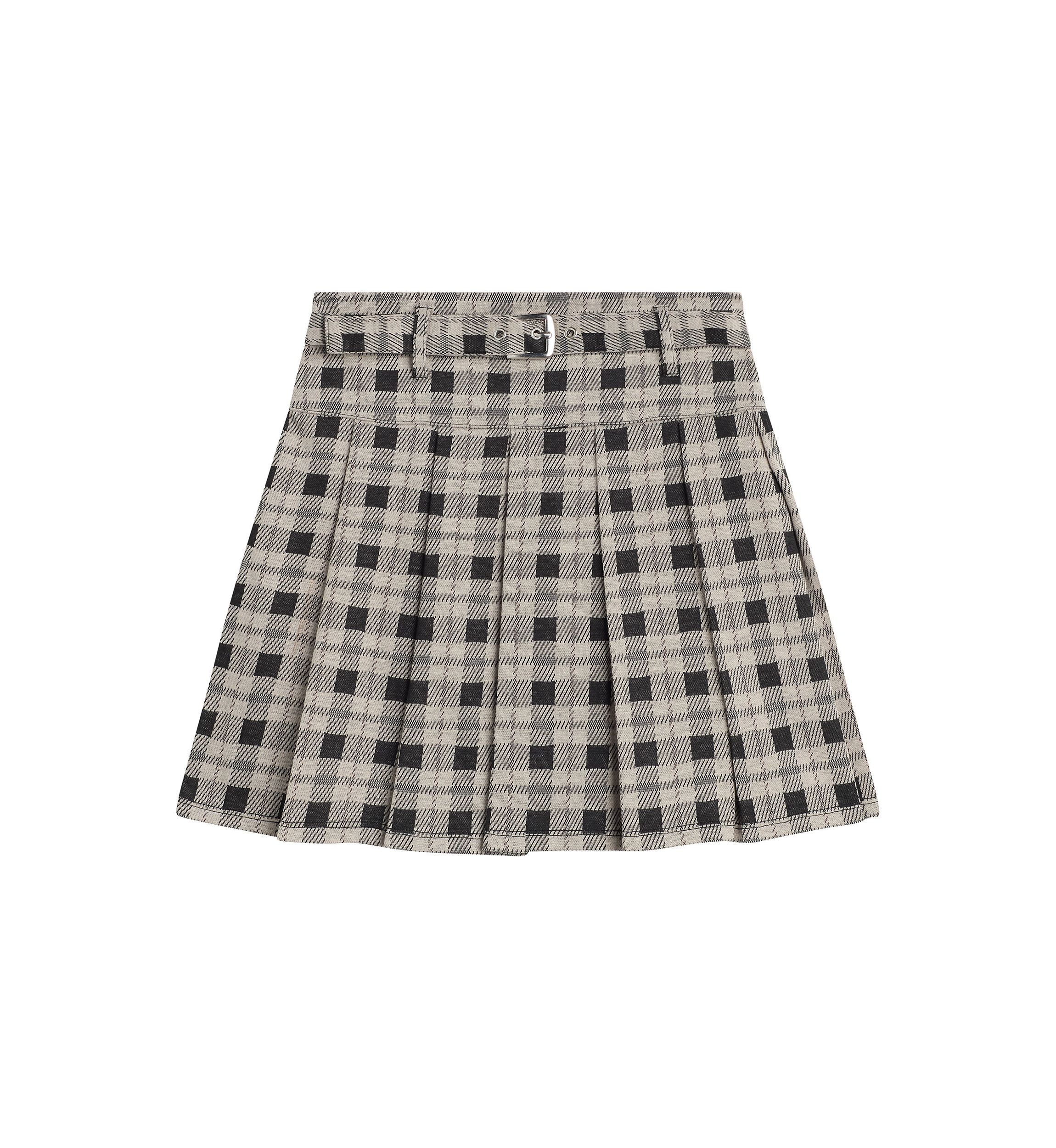 Girls 7-16 Plaid Printed Skirt