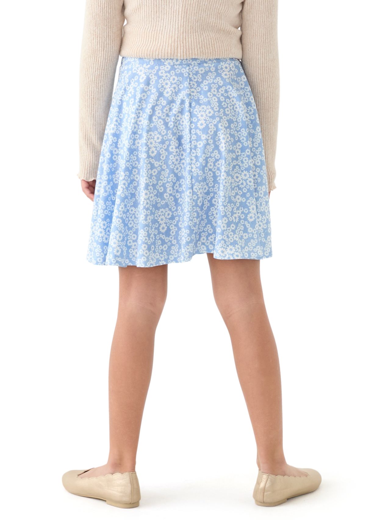 Girls 7-16 Printed Skirt 