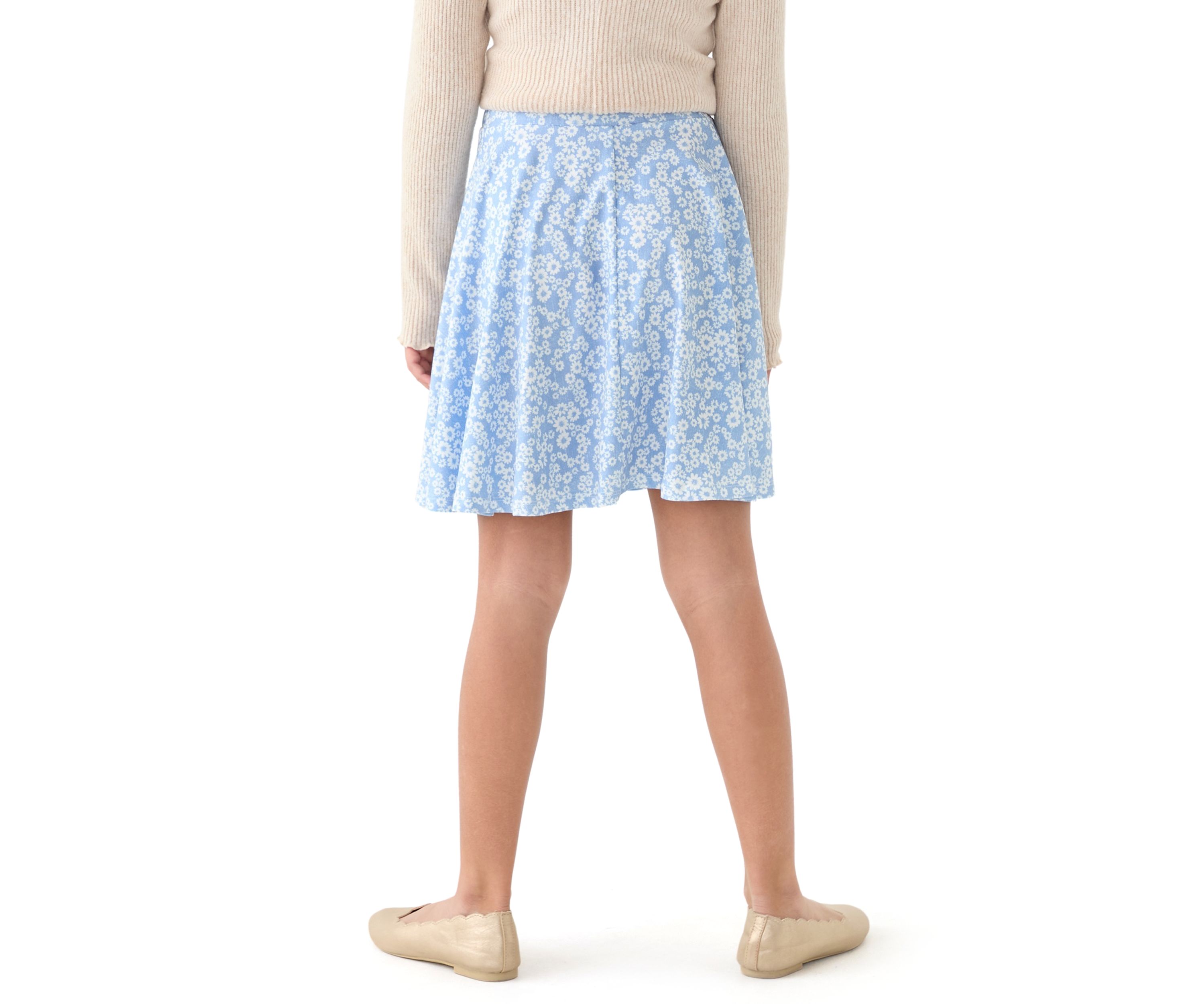Girls 7-16 Printed Skirt 