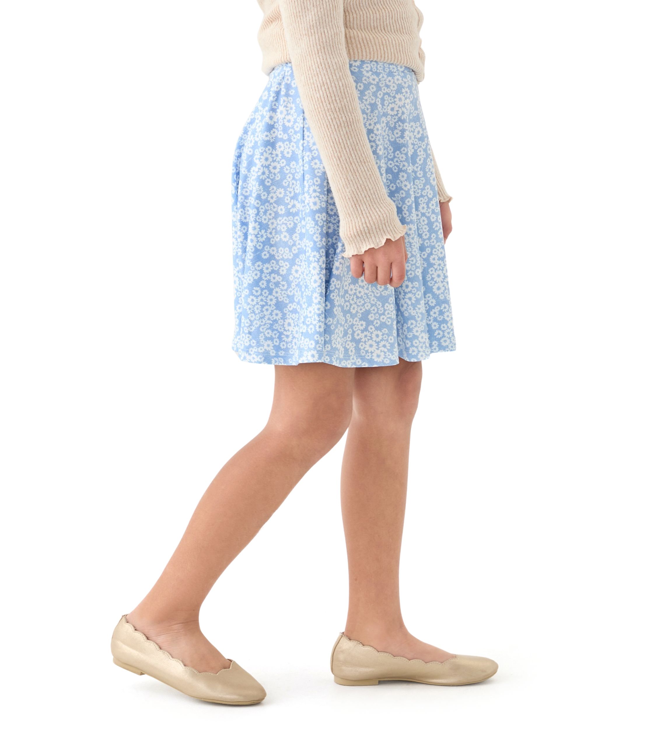 Girls 7-16 Printed Skirt 