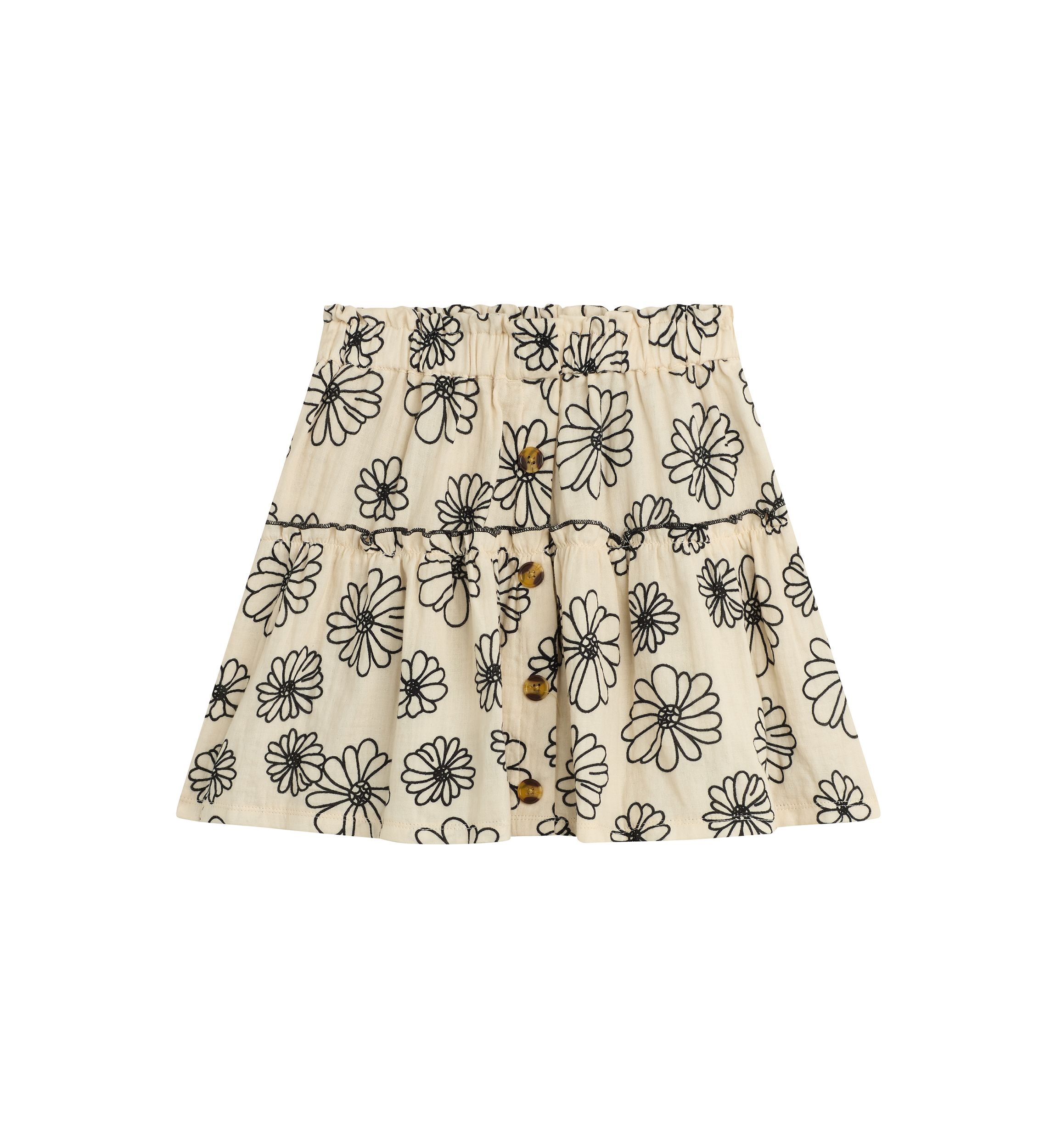 Girls 7-16 Printed Ruffle Skirt 