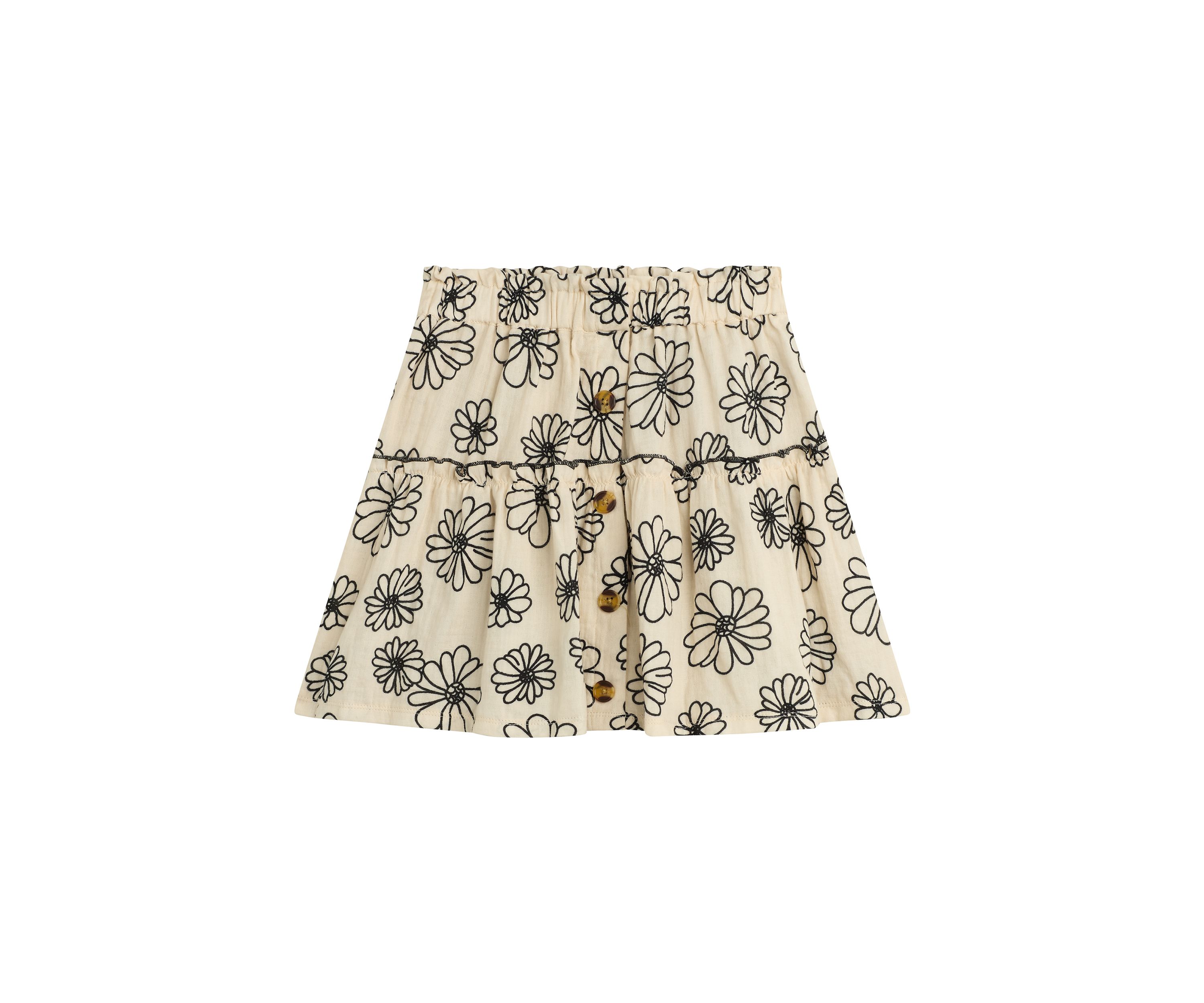 Girls 7-16 Printed Ruffle Skirt 