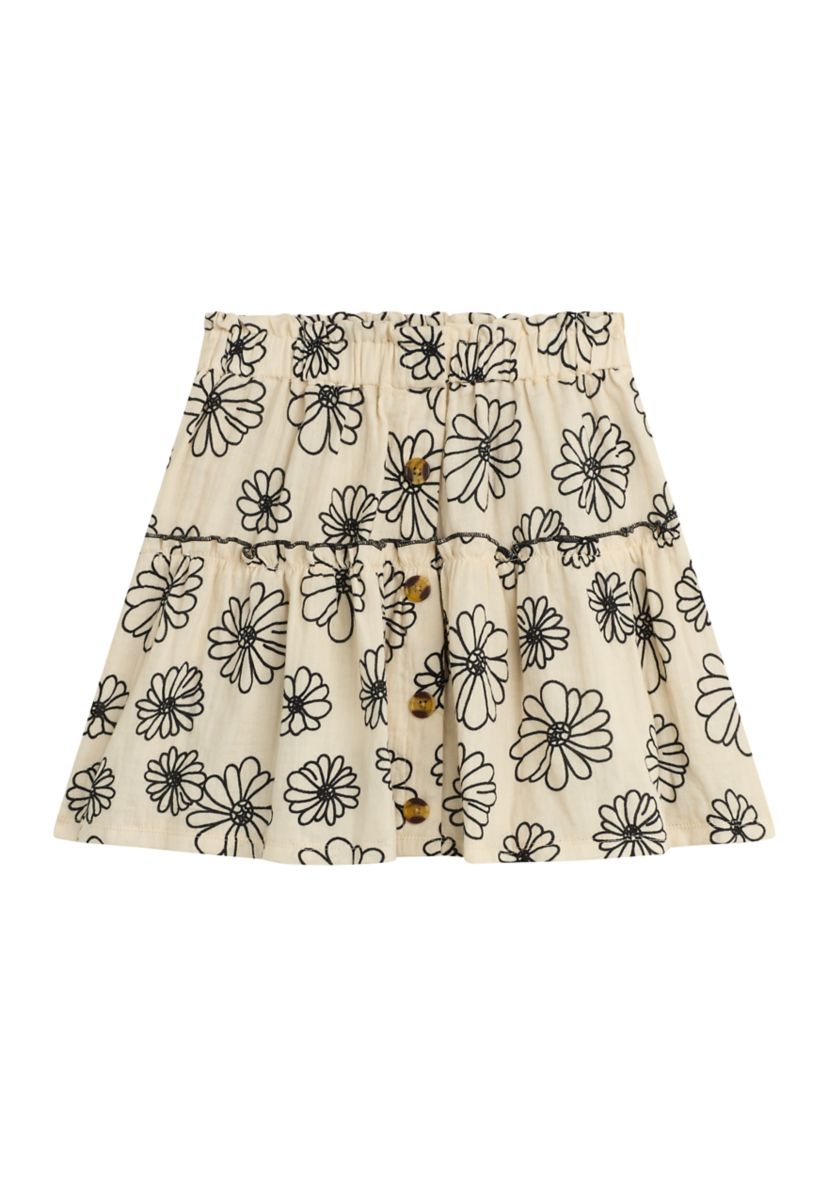 Girls 7-16 Printed Ruffle Skirt 