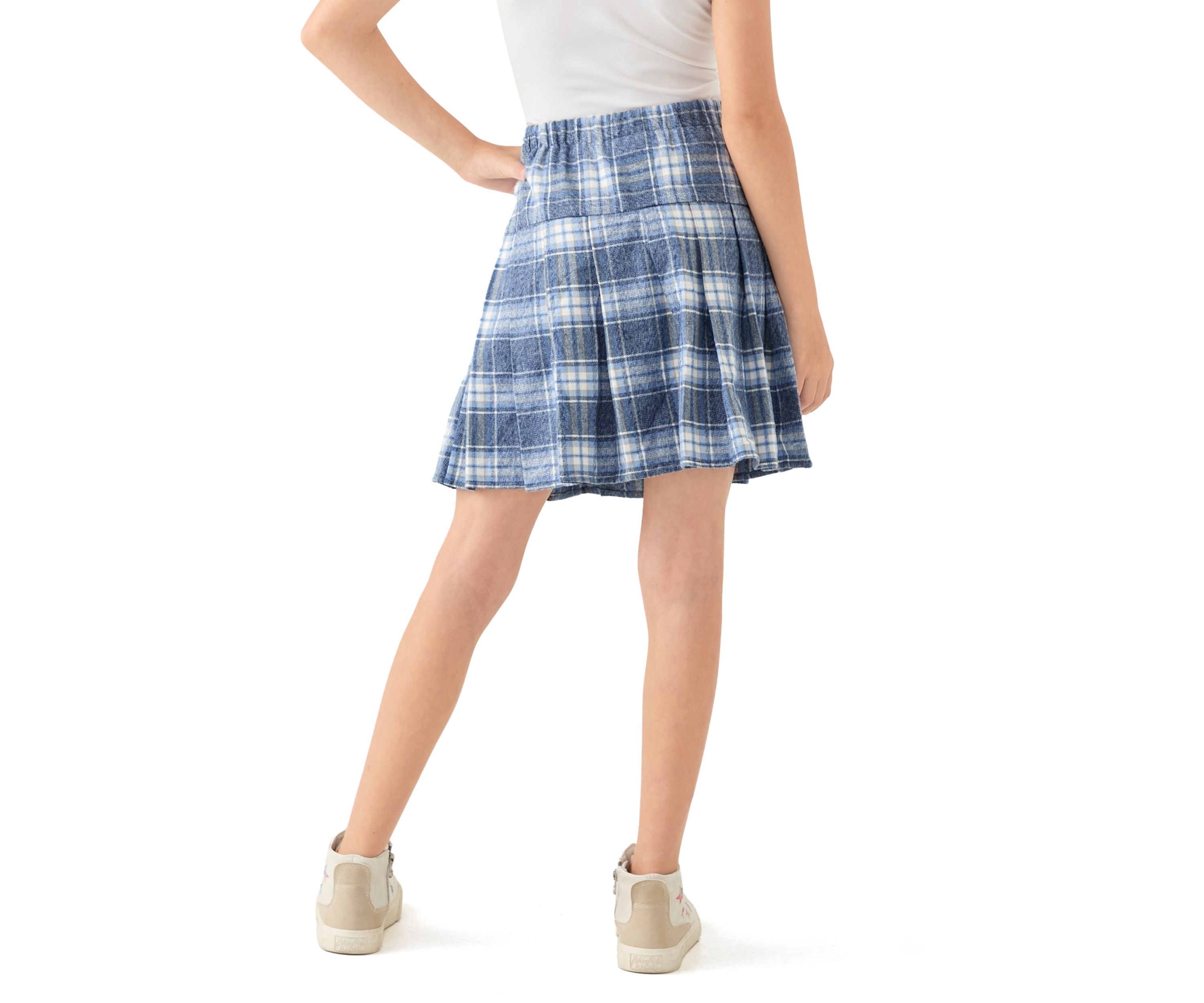 Girls 7-16 Plaid Skirt
