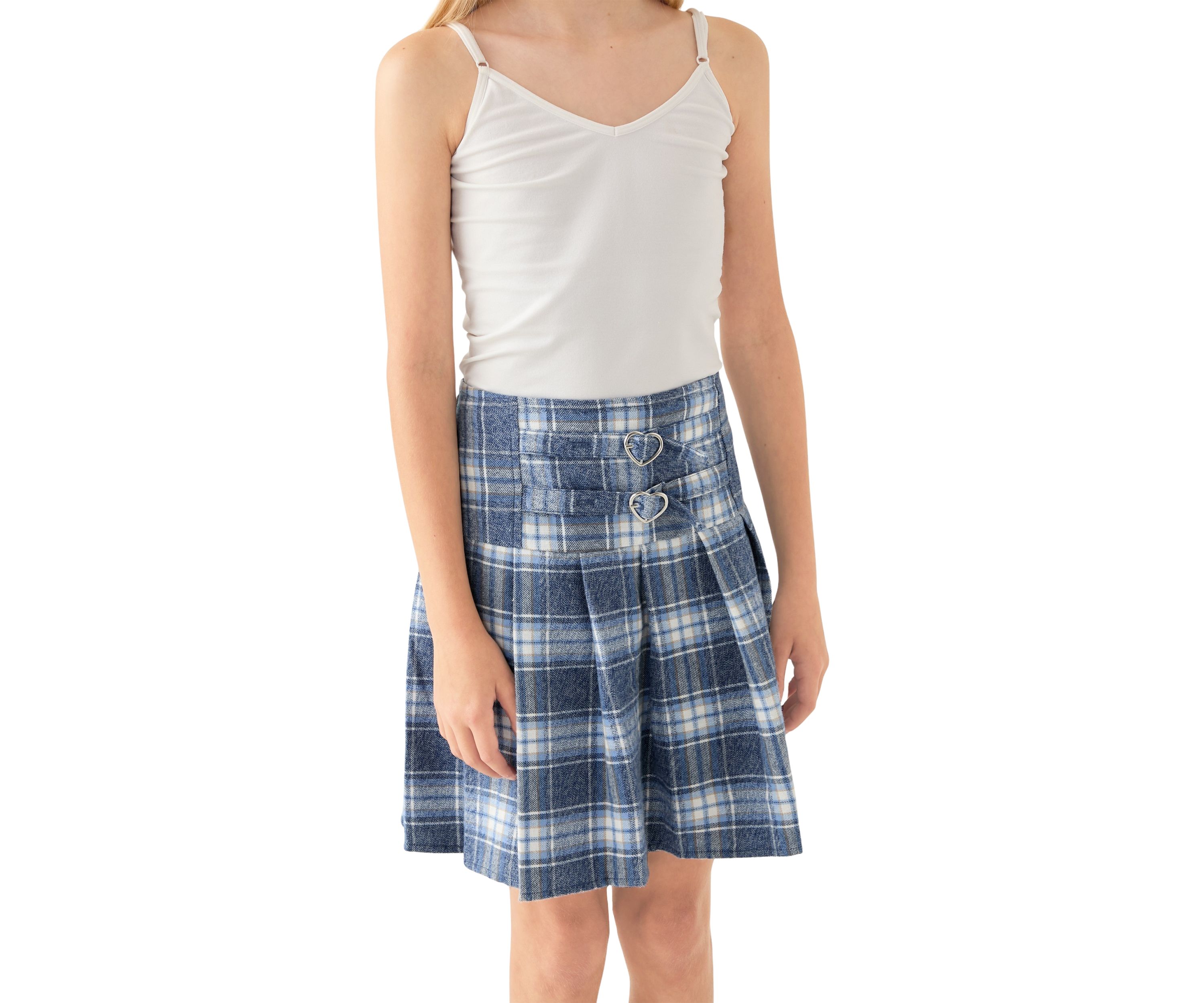Girls 7-16 Plaid Skirt
