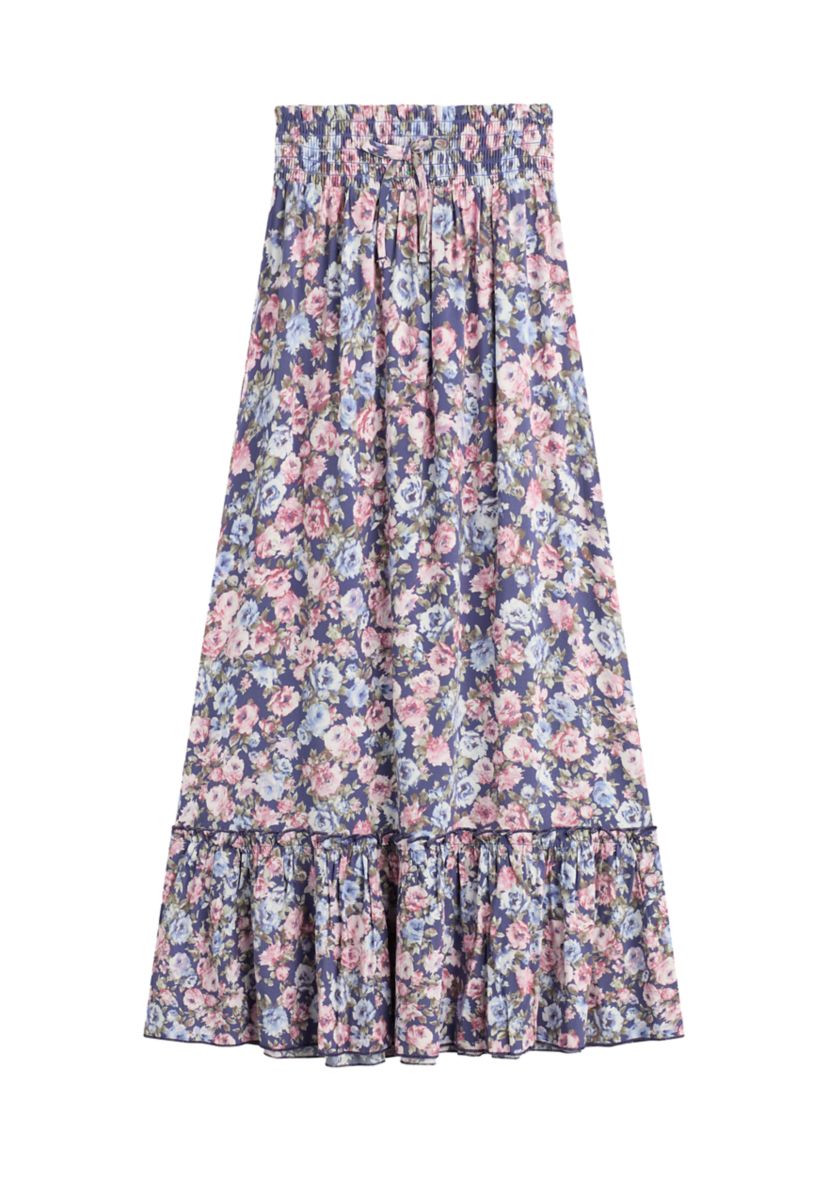 Girls 7-16 Floral Maxi Skirt
