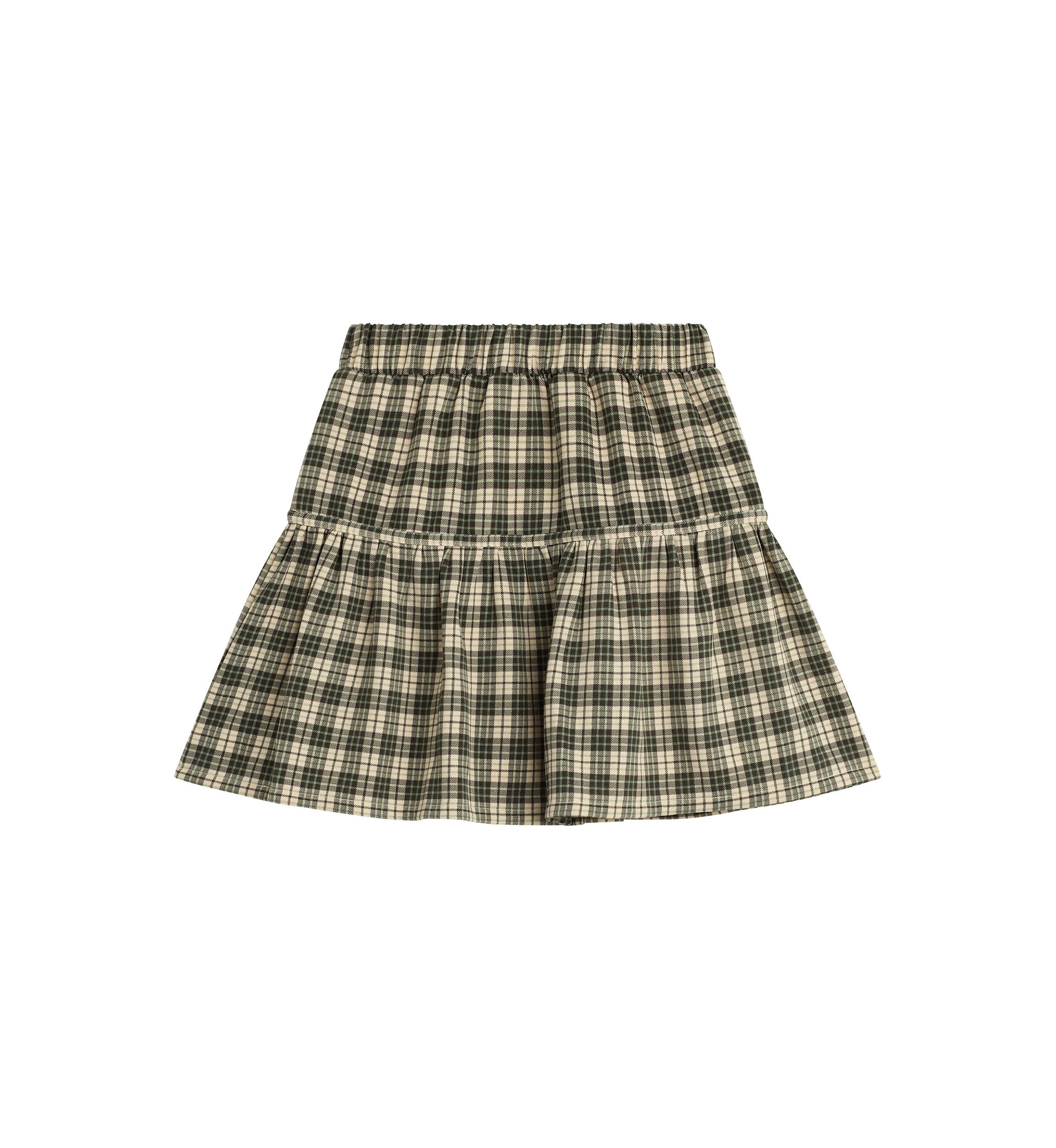 Girls 7-16 Double Knit Front Plaid Skirt