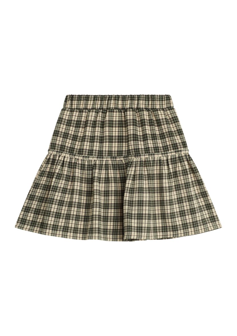 Girls 7-16 Double Knit Front Plaid Skirt