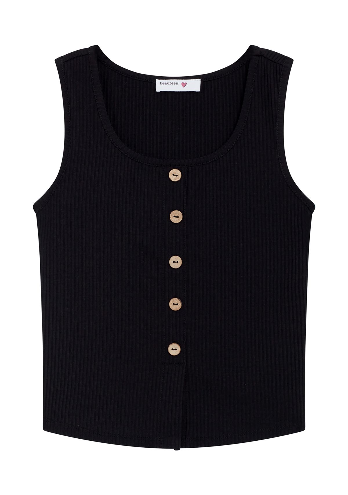 Girls 7-16 Button Front Tank 