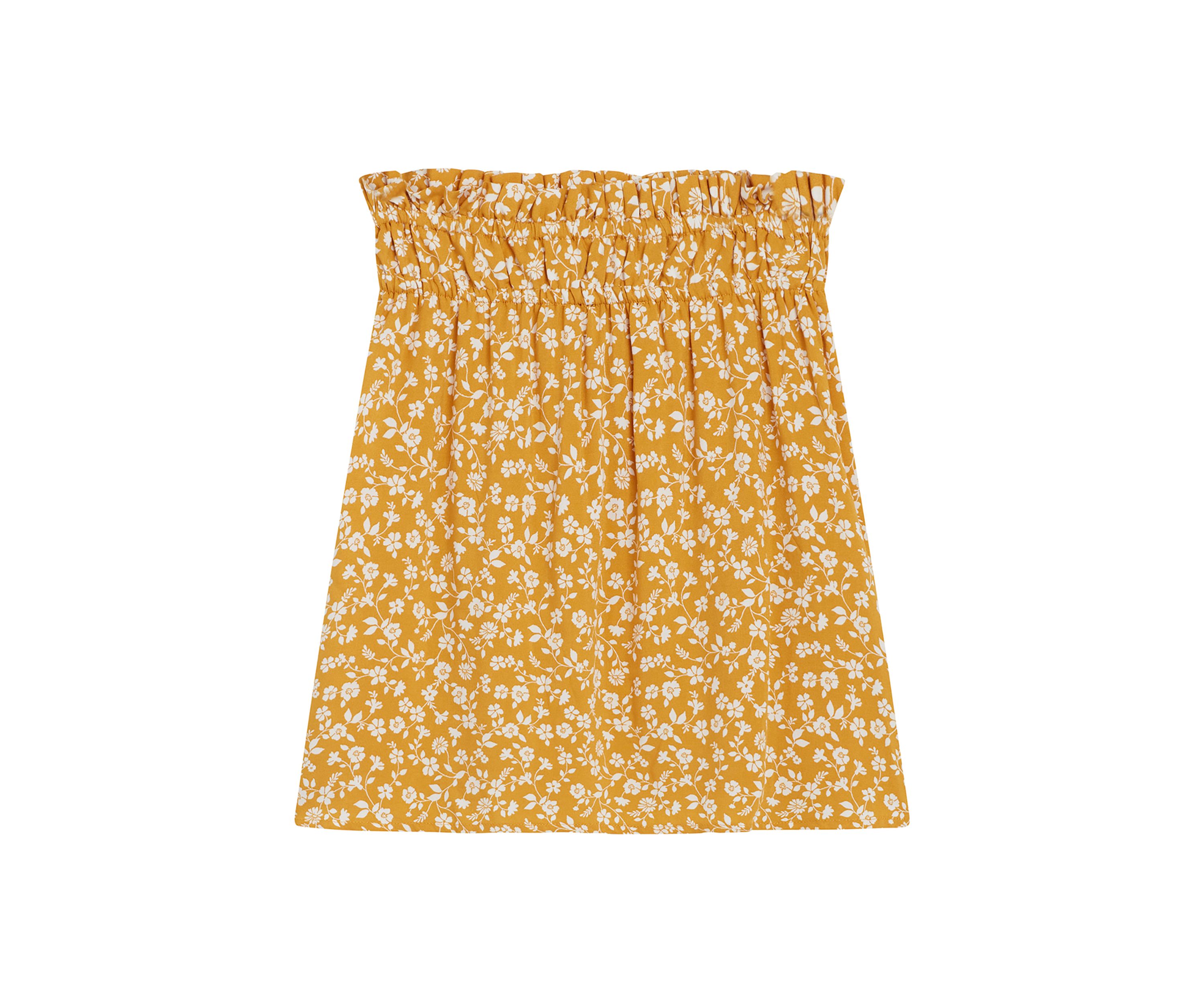 Girls 7-16 Floral Printed Woven Skirt