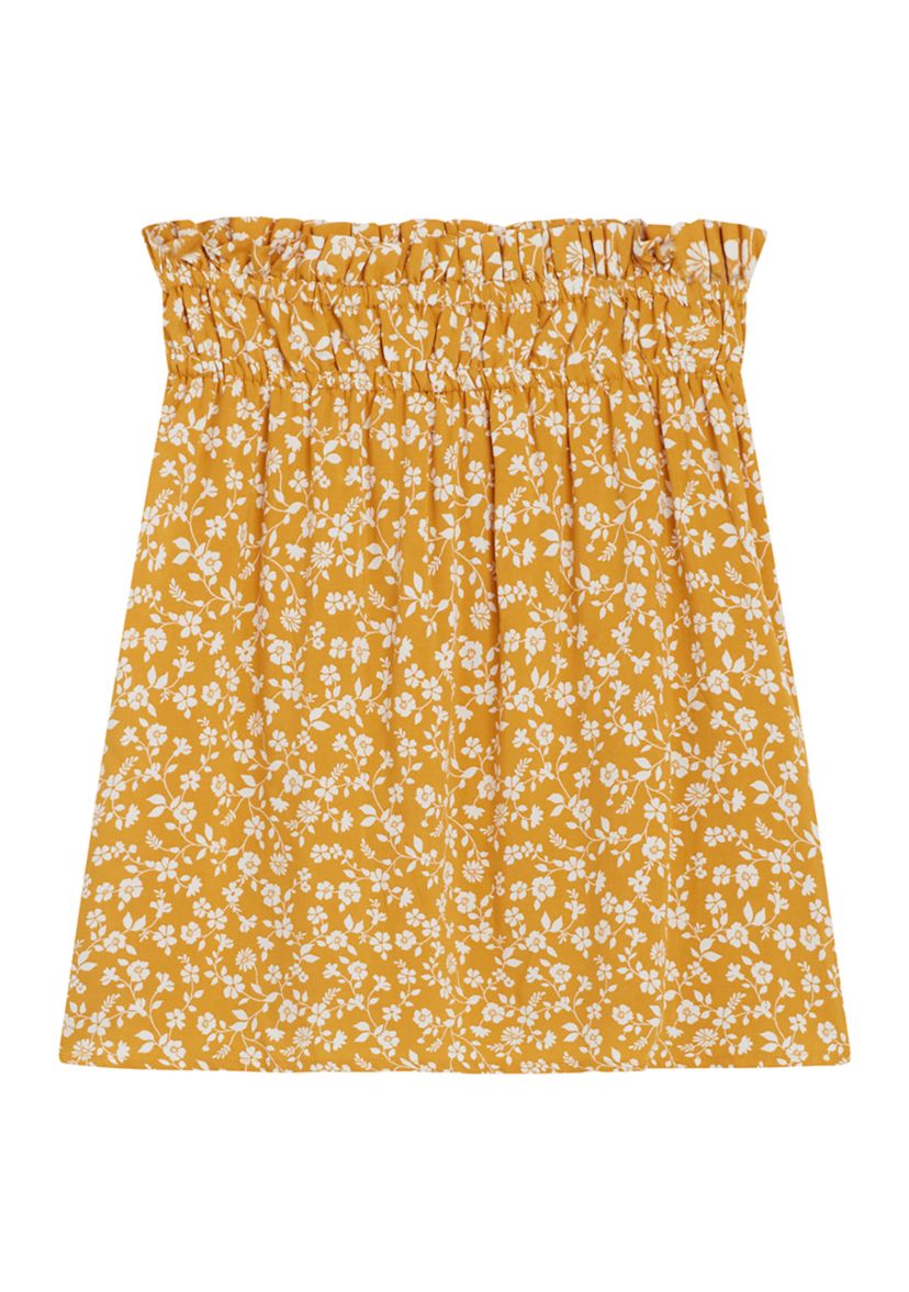 Girls 7-16 Floral Printed Woven Skirt