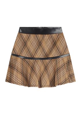 Belk christmas shop plaid skirt