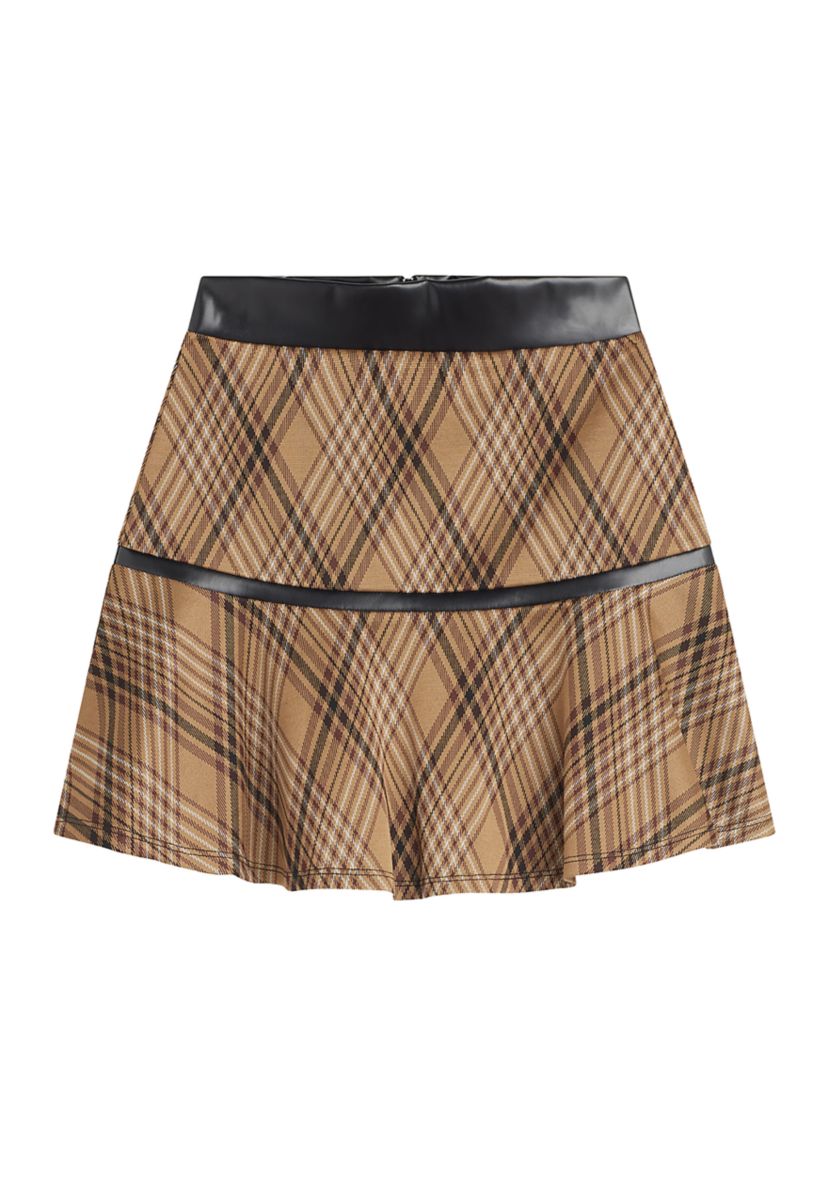 Girls 7-16 Plaid Skirt