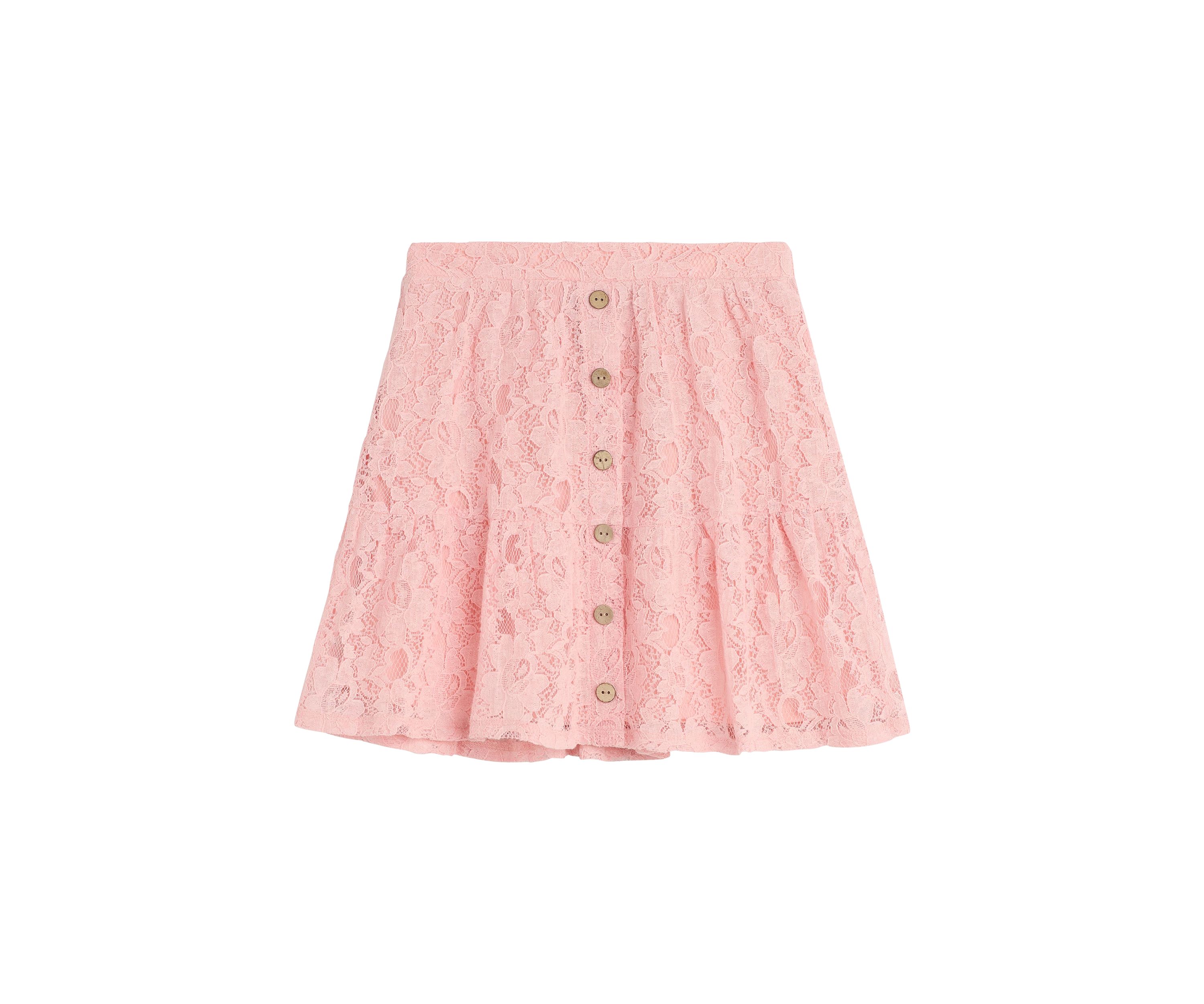 Girls 7-16 Embroidered Lace Mini Skirt