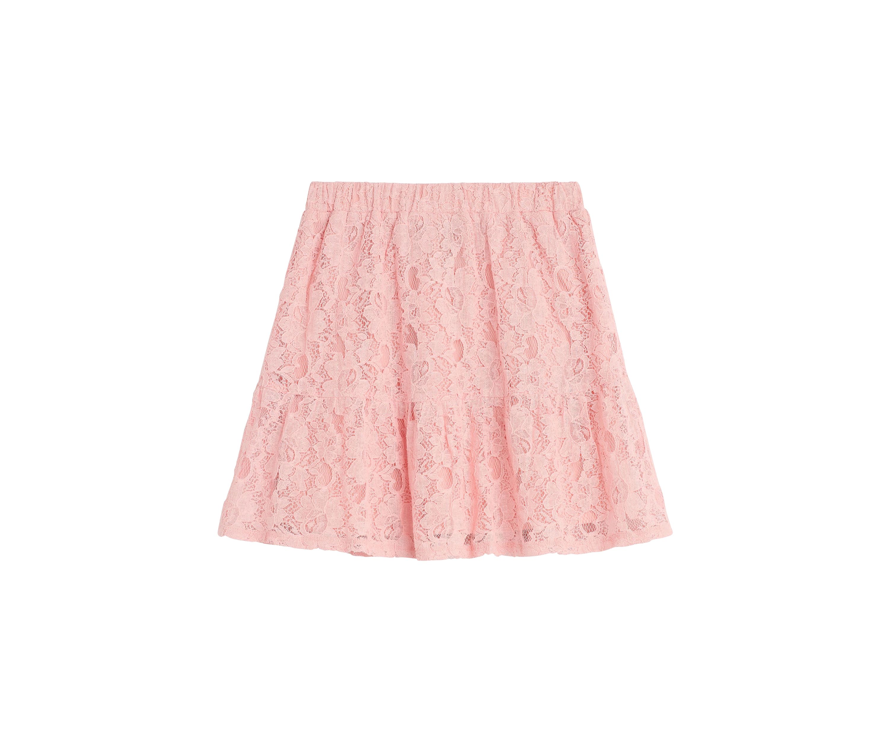 Girls 7-16 Embroidered Lace Mini Skirt