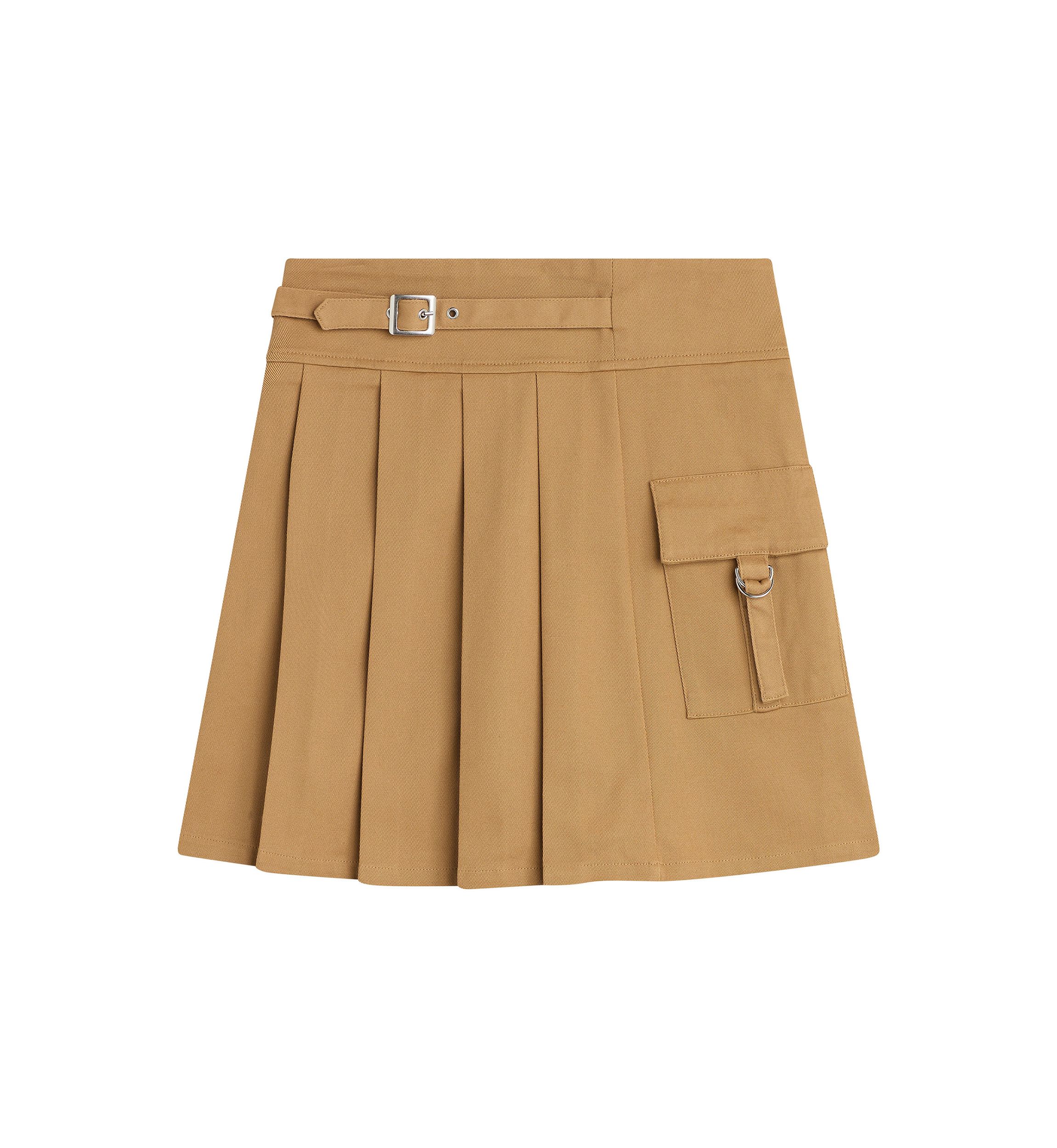 Girls 7-16 Pleated Skirt with Cargo Pocket