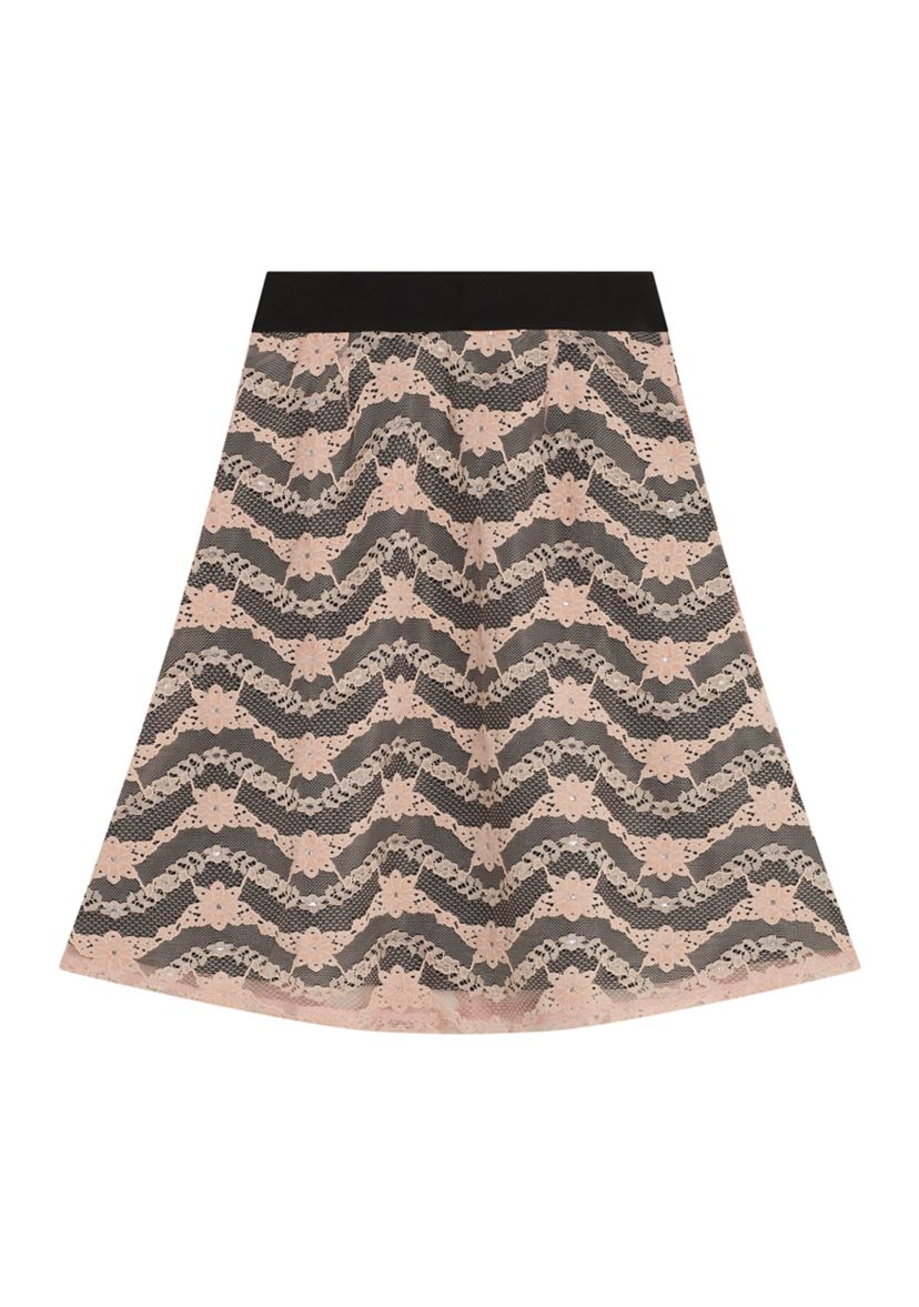Girls 7-16 Lace Skirt