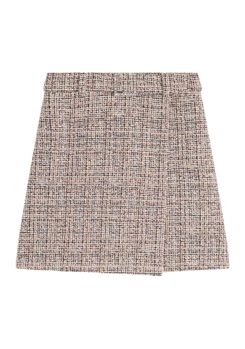 Girls 7-16 Bouclé Skirt