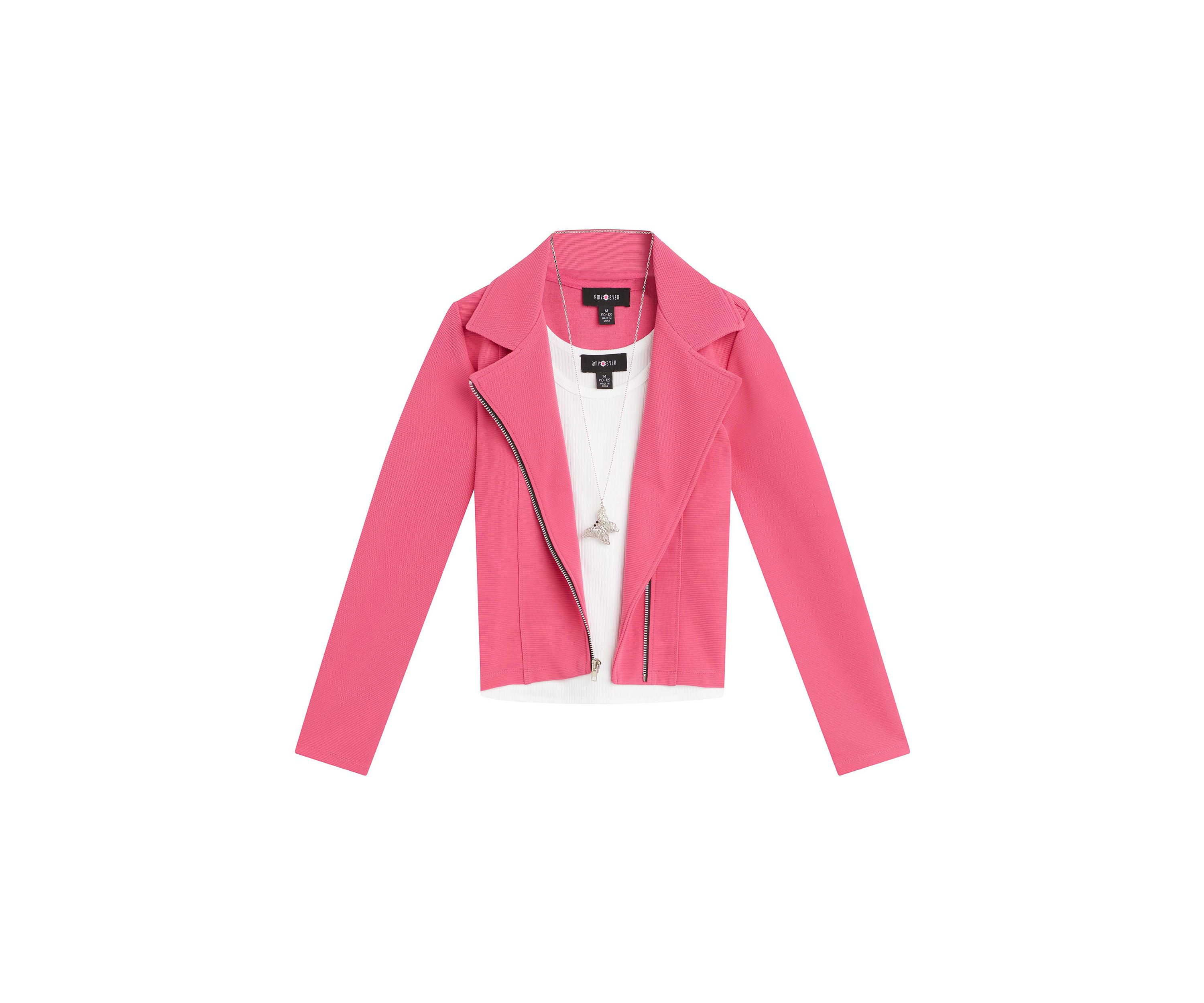 Girls 7-16 Moto 2Fer Jacket