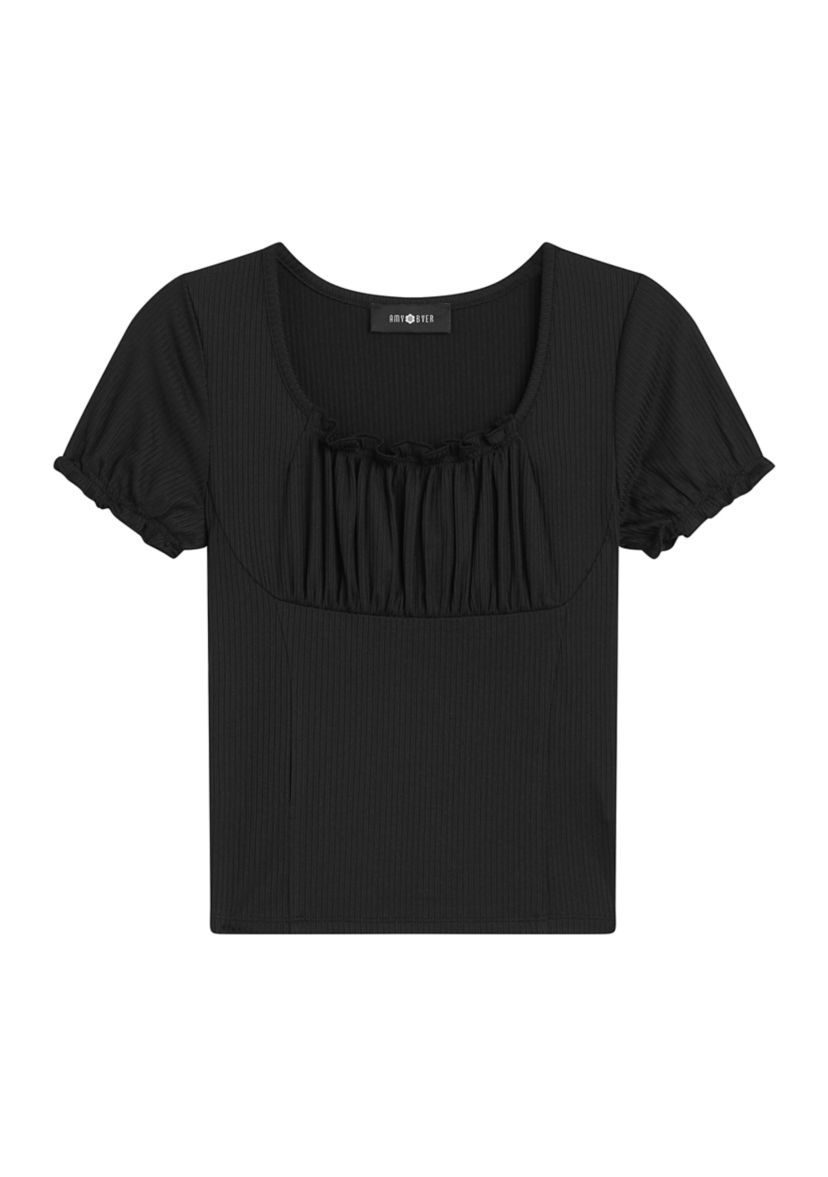 Girls 7-16 Emma Ribbed Top