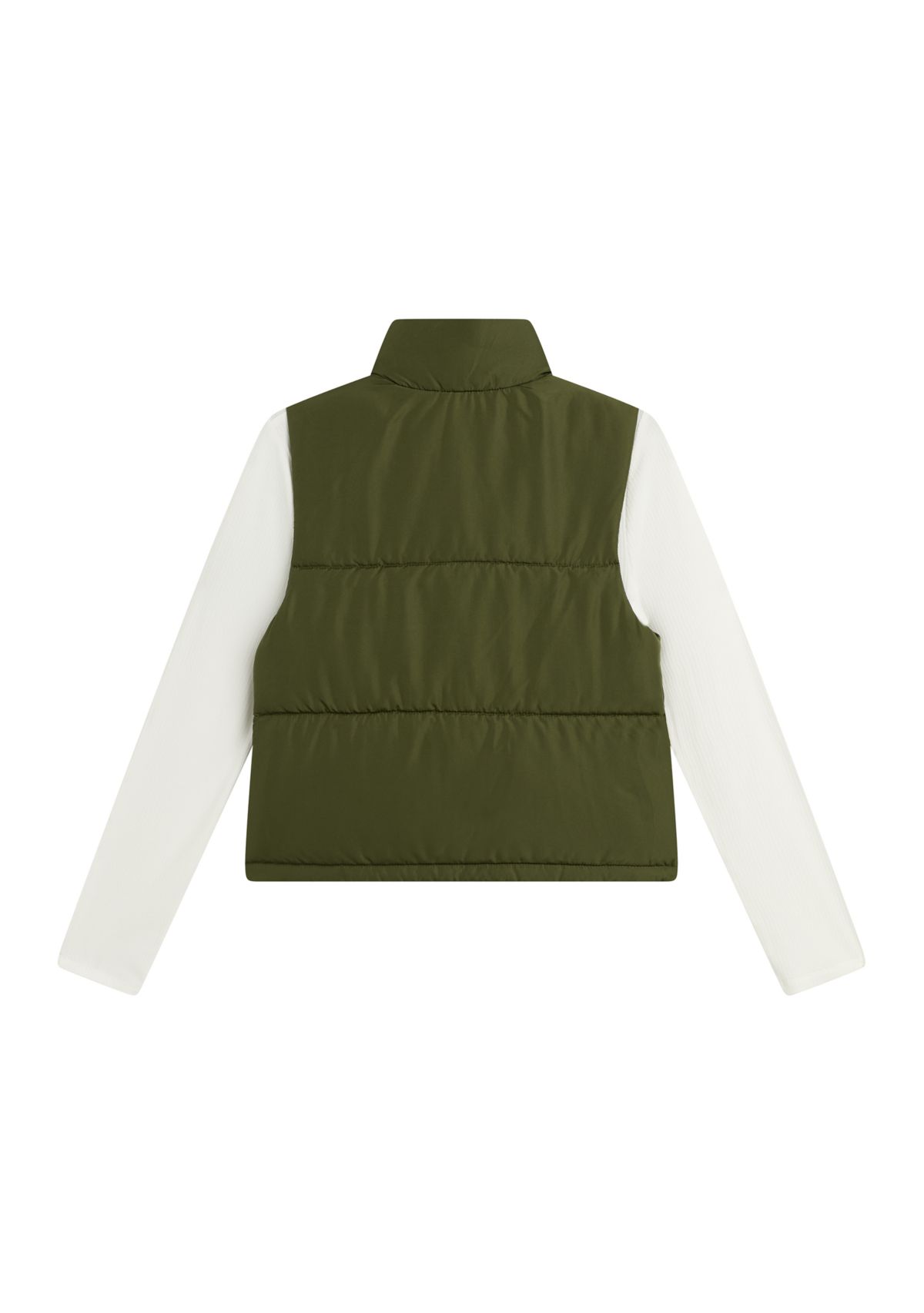 Girls 7-16 Puffer Vest Set 