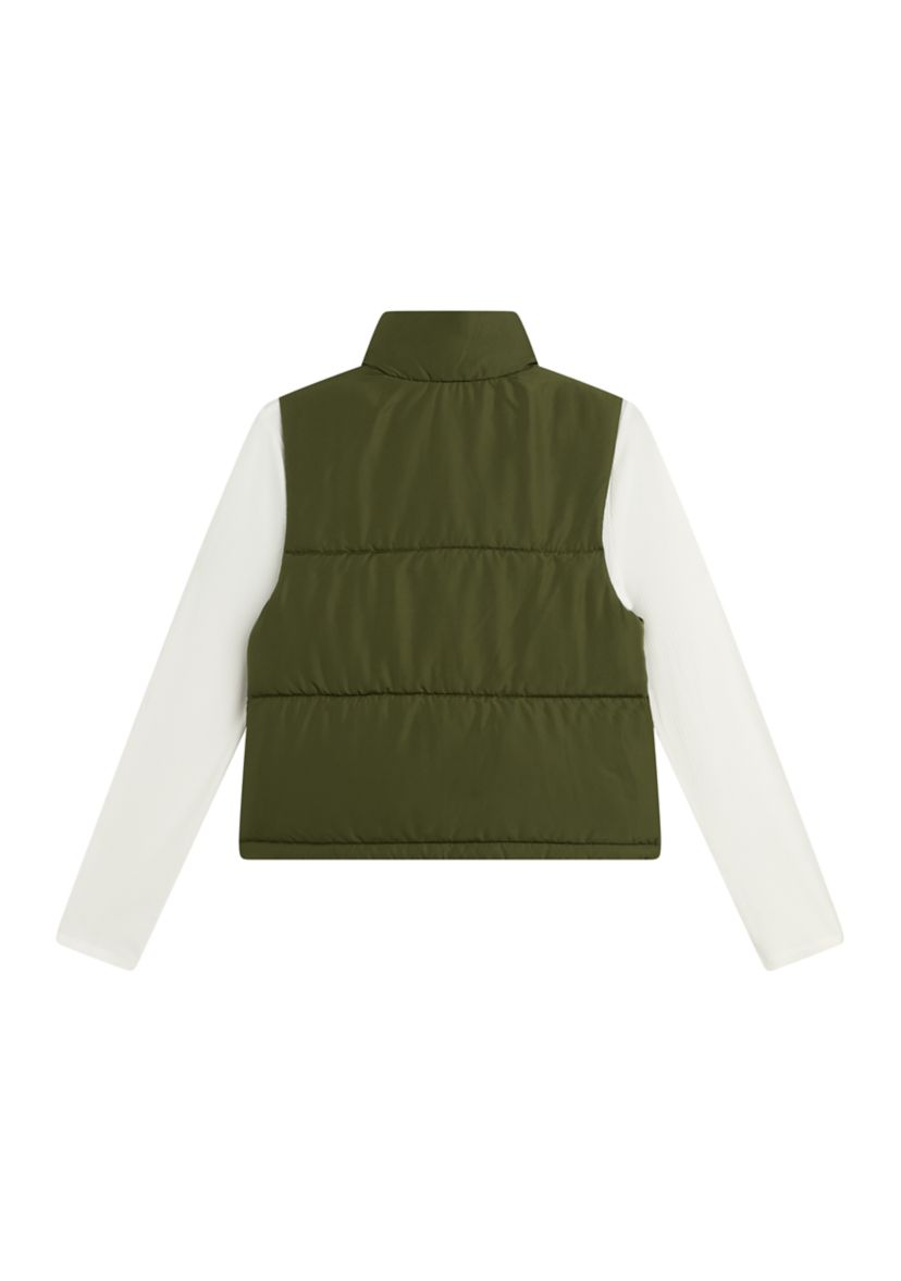 Girls 7-16 Puffer Vest Set 