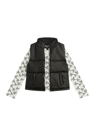 Girls 4-6x Faux Fur Cardigan