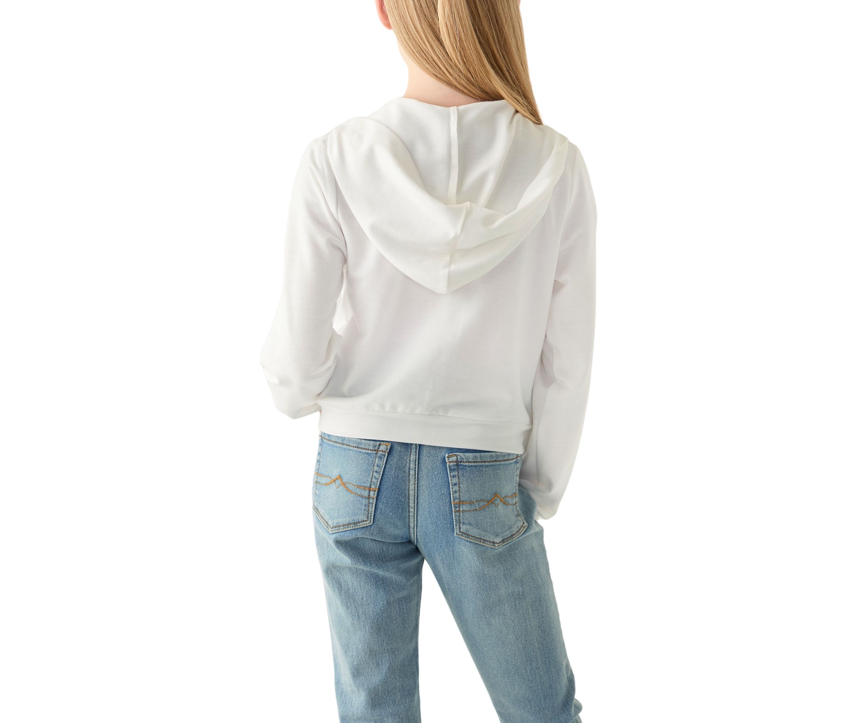 Girls 7-16 Cherry Hoodie and Knotted Top Set