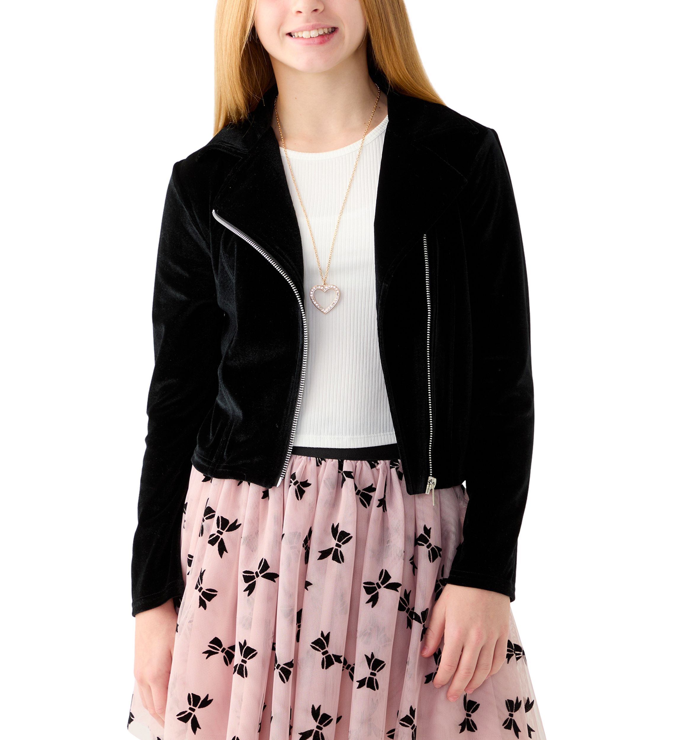 Girls 7-16 Moto Jacket