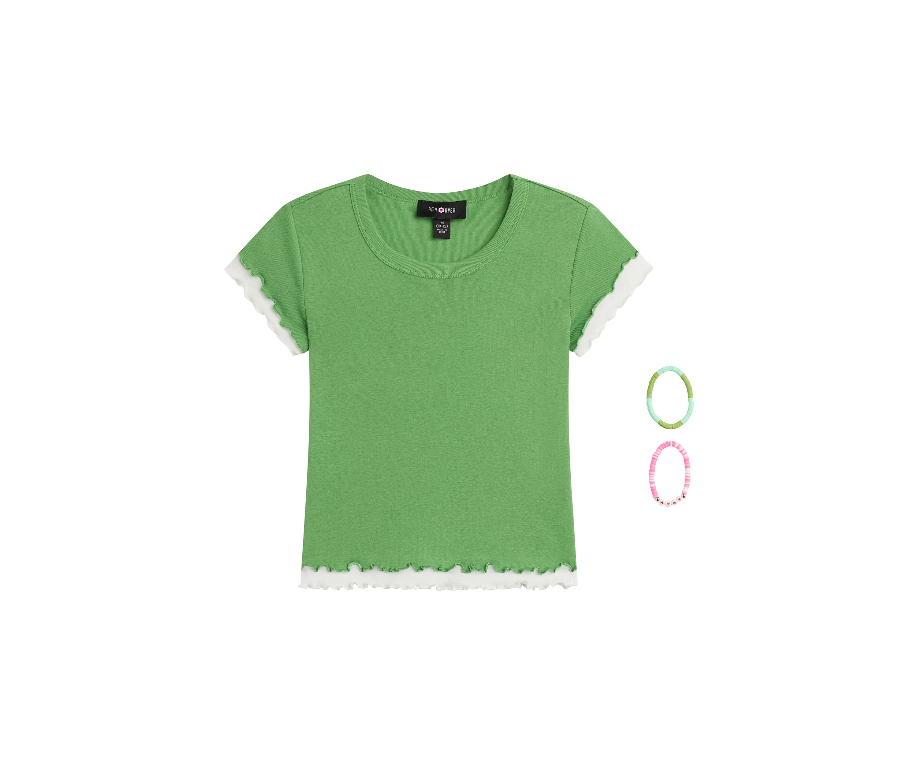 Girls 7-16 Double Layer Baby T-Shirt