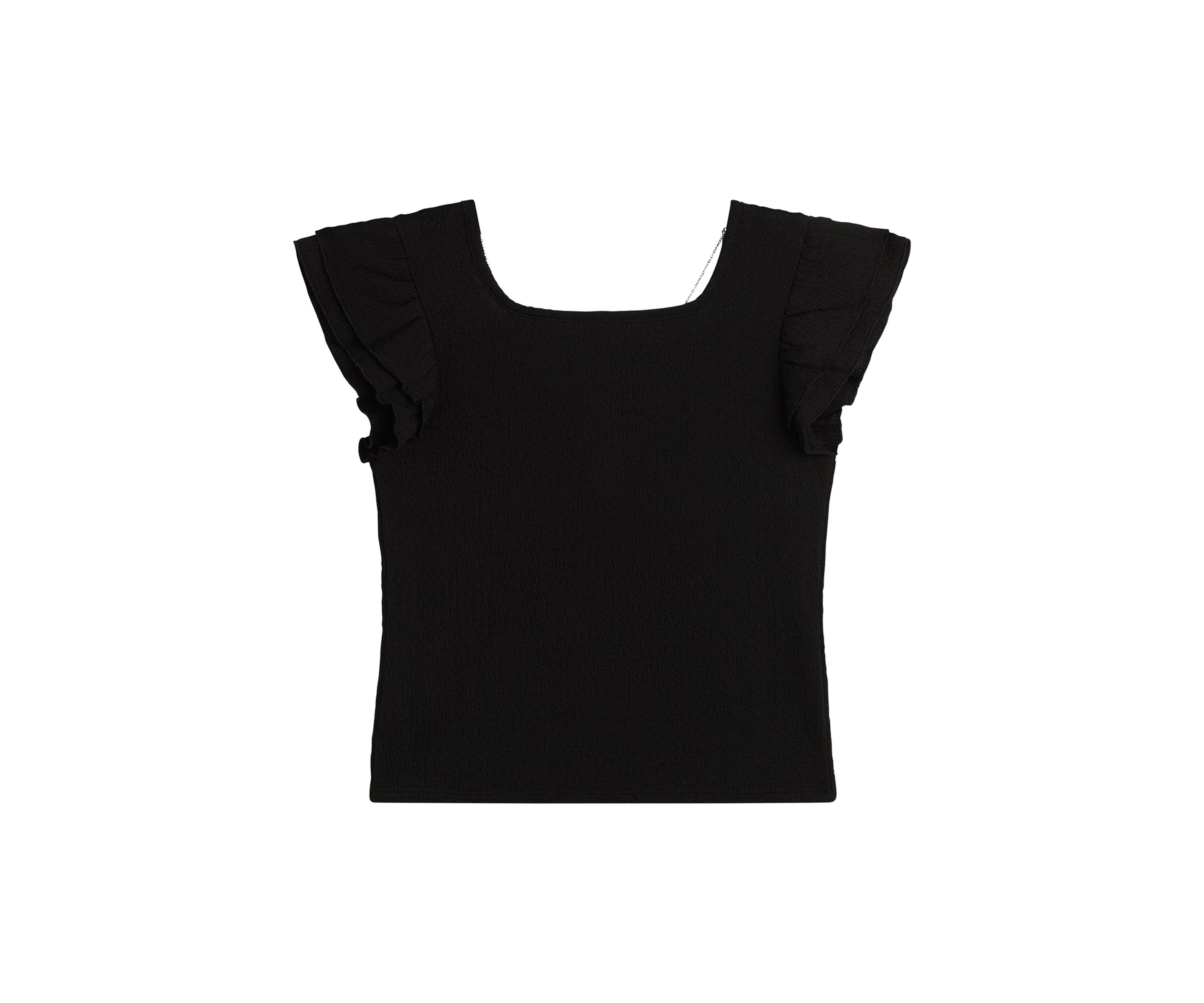 Girls 7-16 Pucker Knit Top 