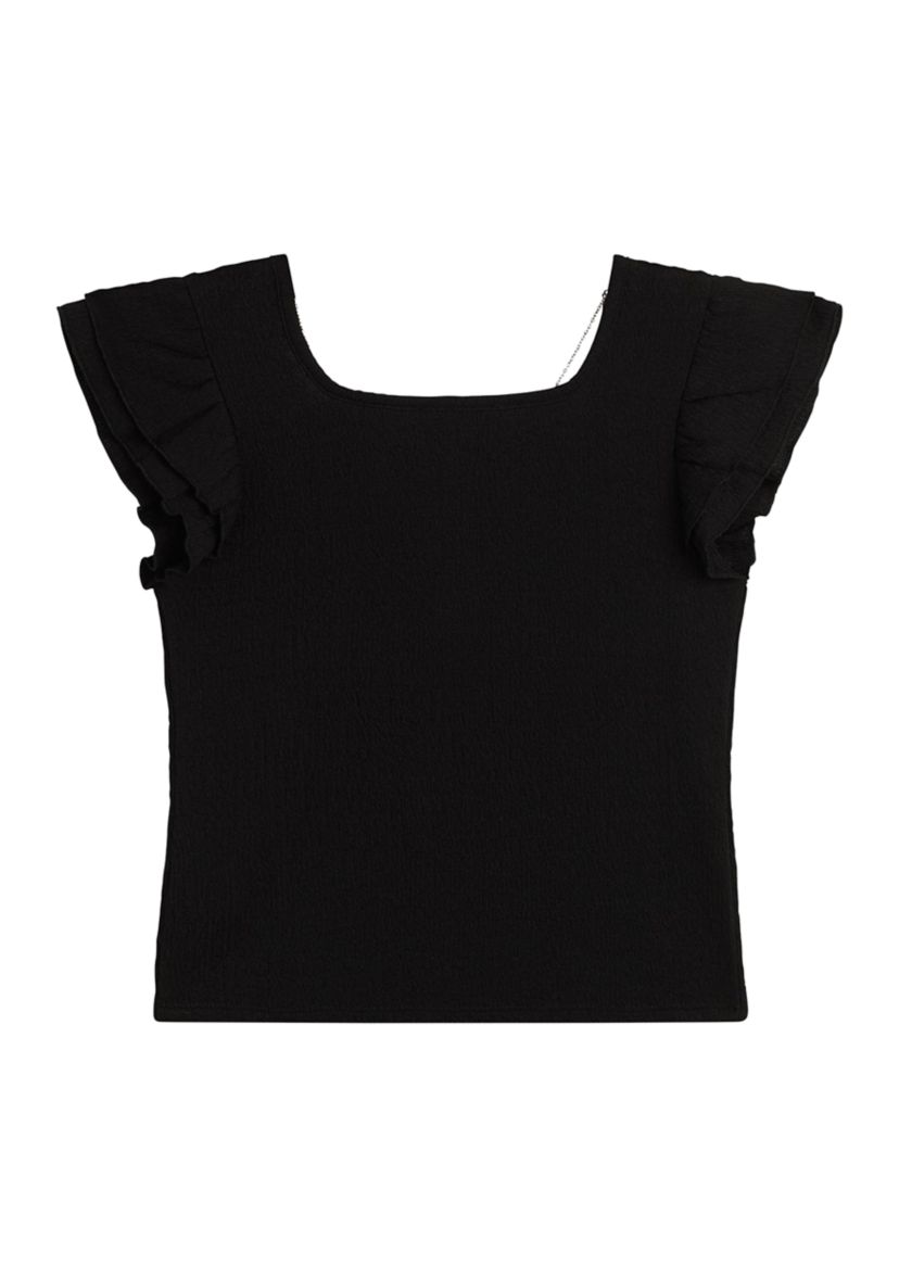 Girls 7-16 Pucker Knit Top 