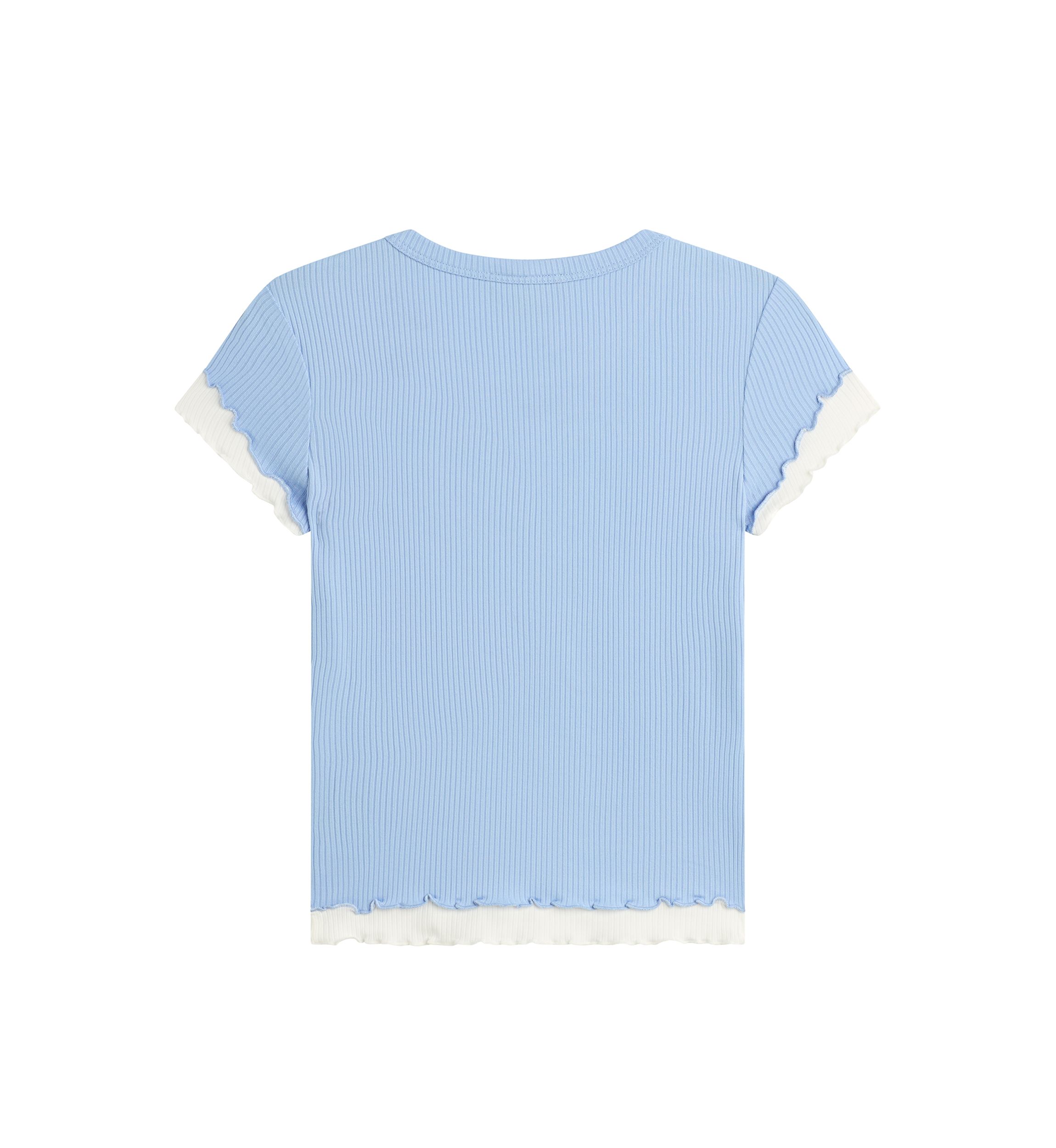 Girls 7-16 Blue Sequin Heart Top