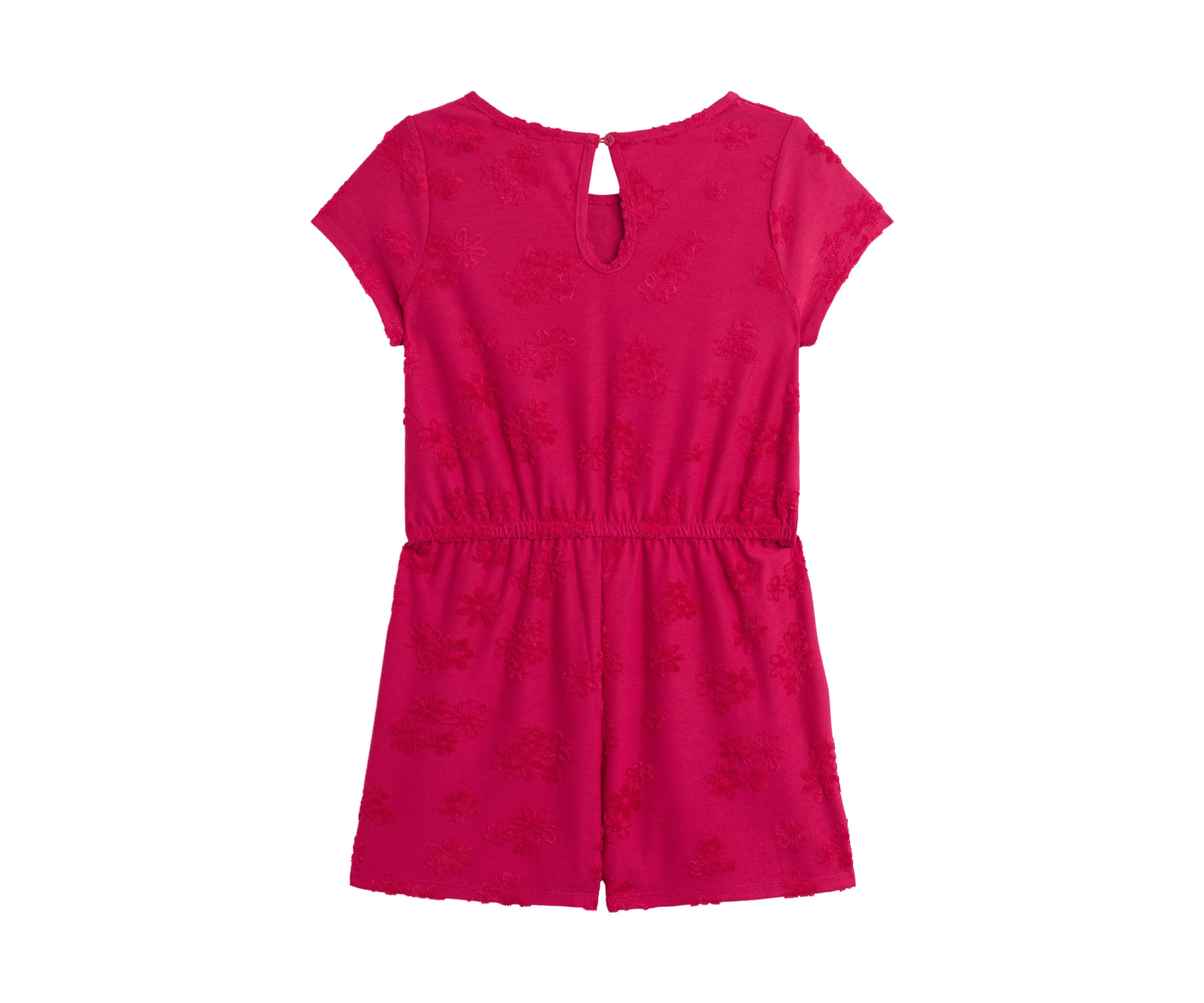 Girls 7-16 Sculpted Terry Romper 