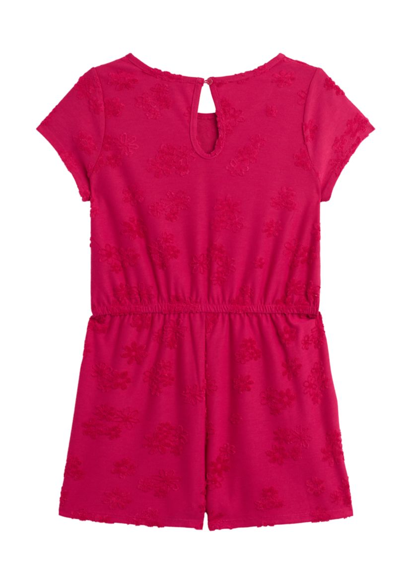 Girls 7-16 Sculpted Terry Romper 