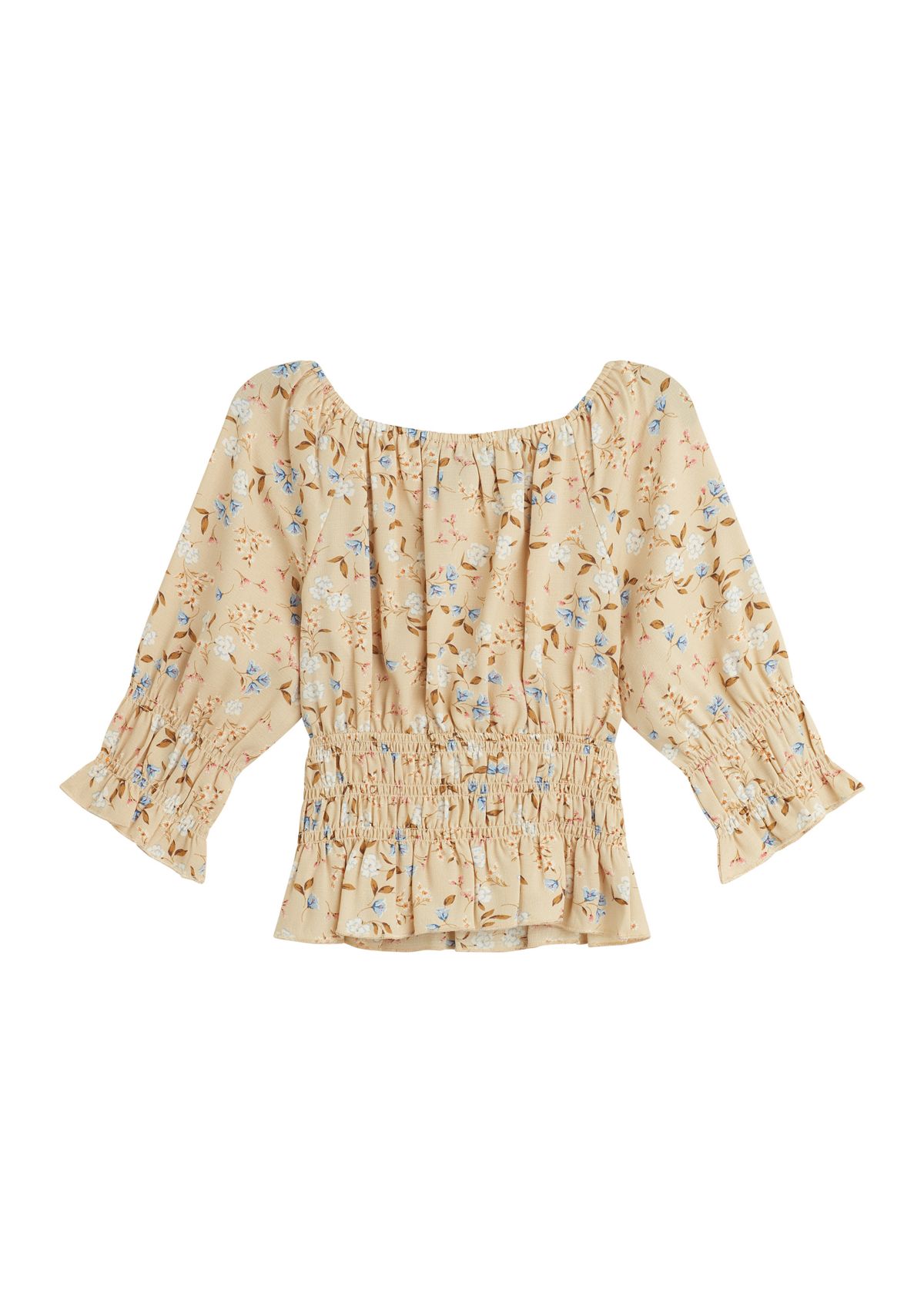 Girls 7-16 Floral Printed Blouse
