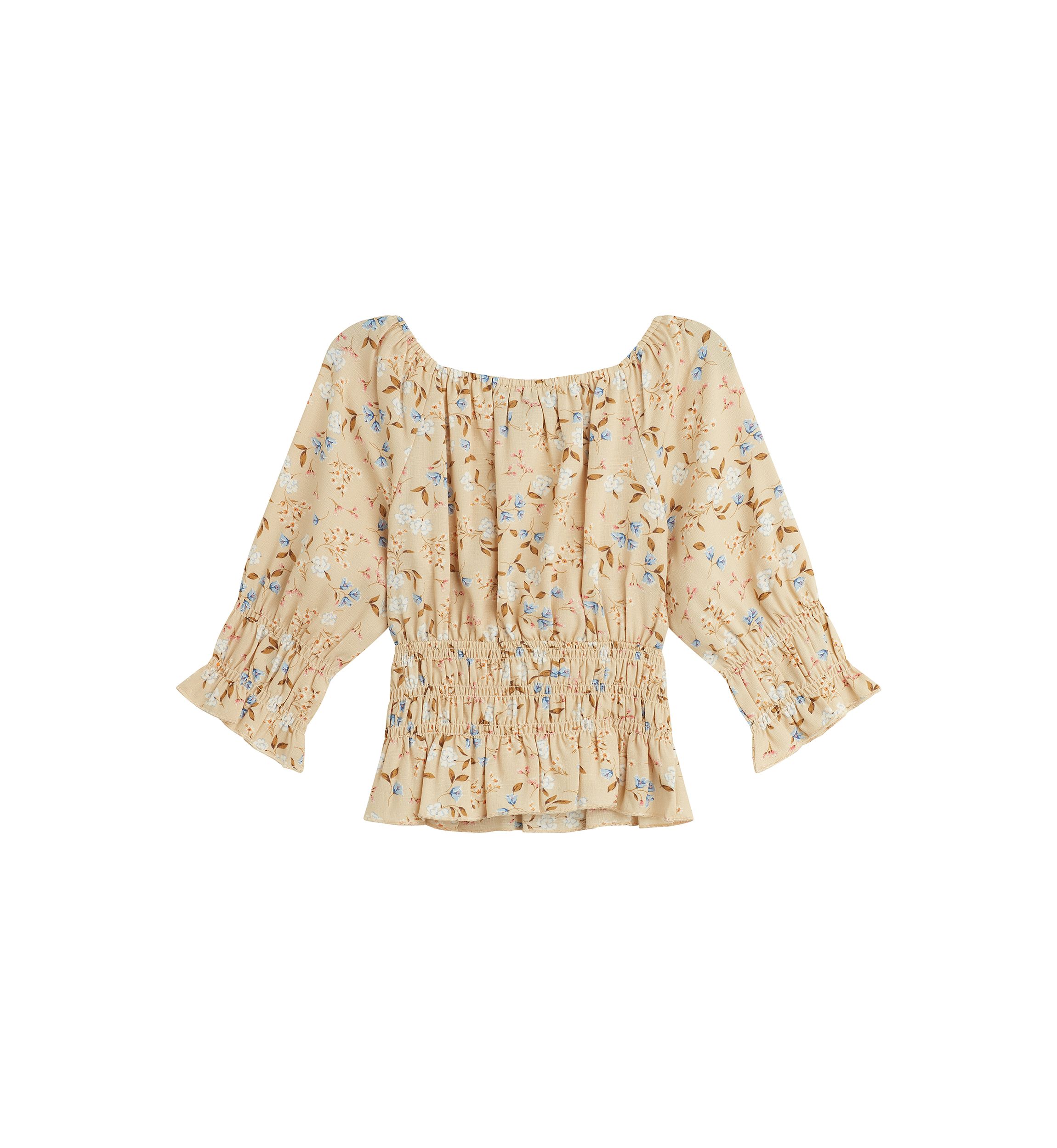 Girls 7-16 Floral Printed Blouse